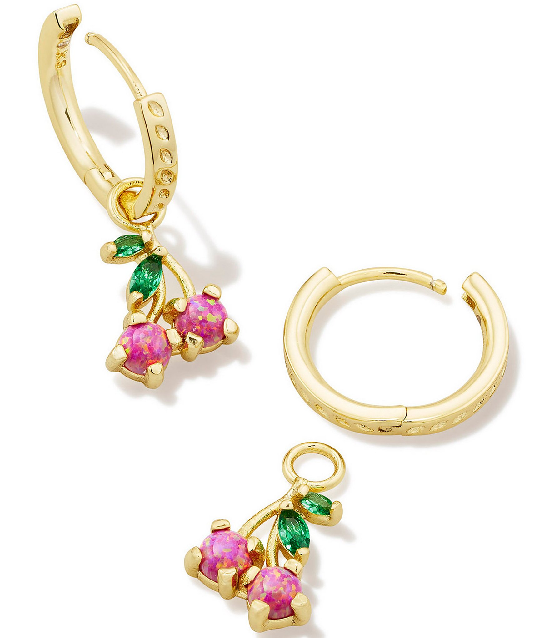 Kendra Scott Cherry Huggie Hoop Earrings