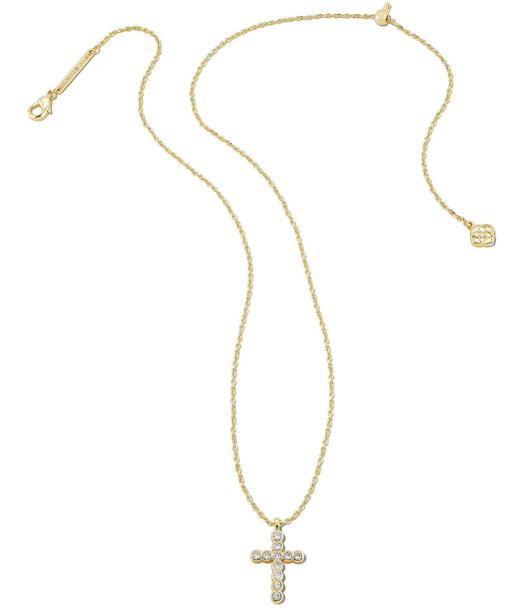 Kendra Scott Cross Crystal Short Pendant Necklace