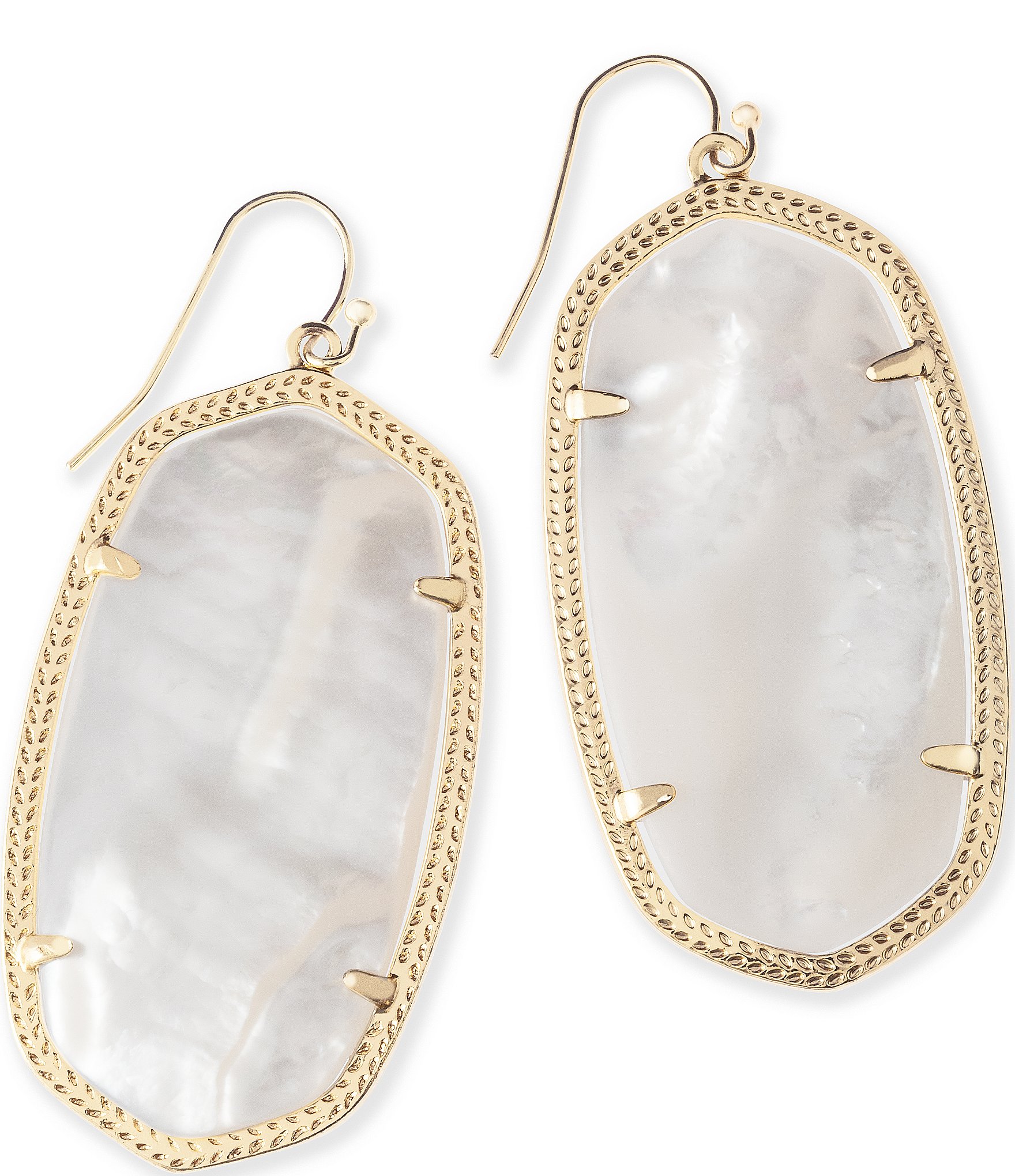 Kendra Scott Danielle Gold Statement Crystal Drop Earrings