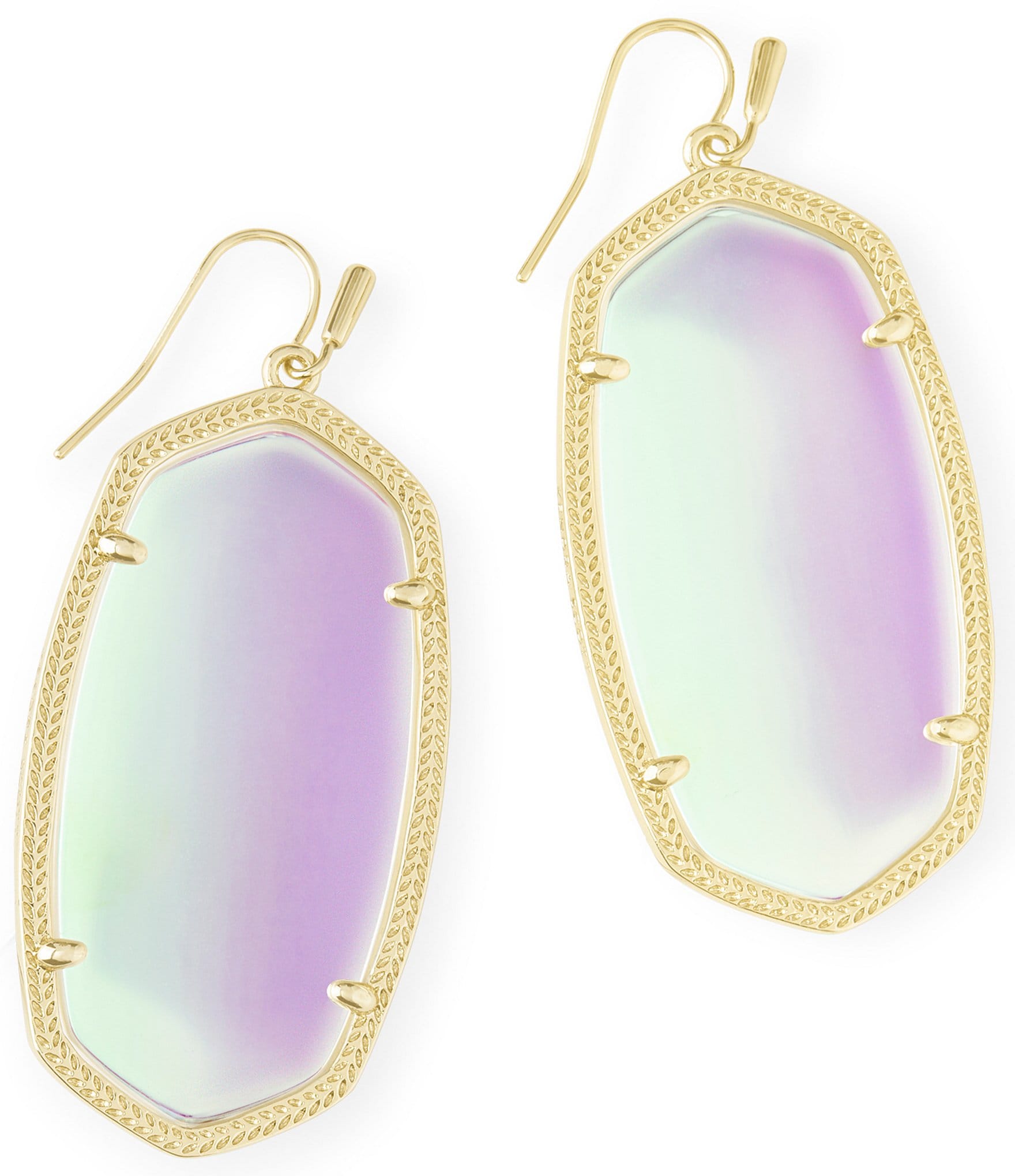 Kendra Scott Danielle Gold Statement Crystal Drop Earrings