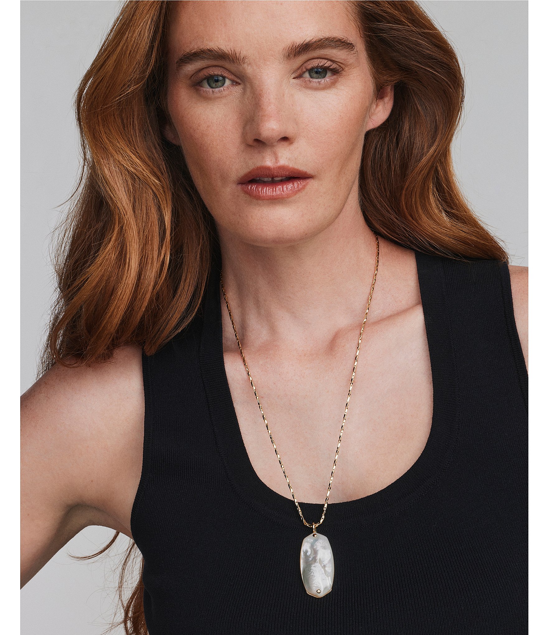 Kendra Scott Danielle Riveted Long Pendant Necklace