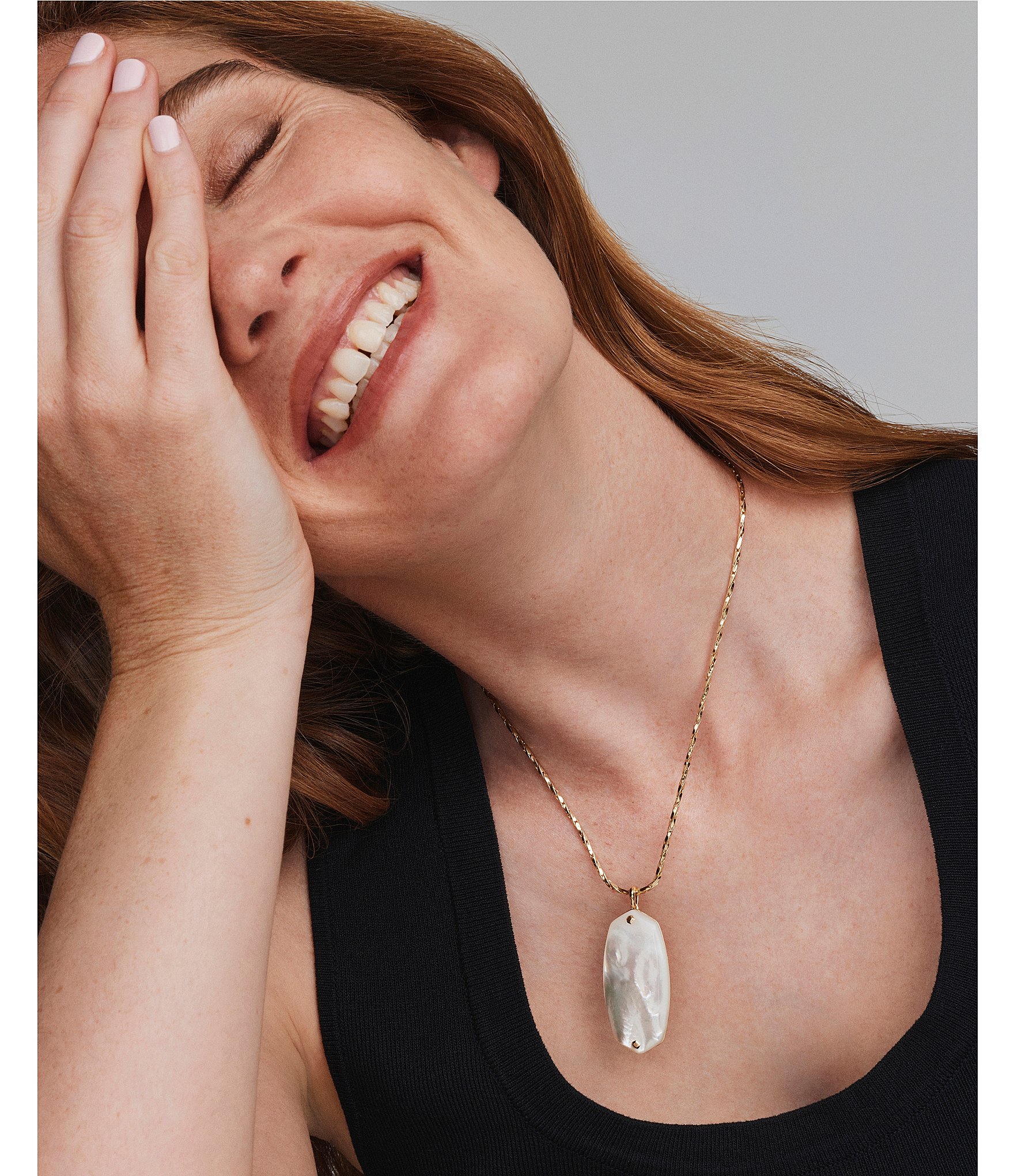 Kendra Scott Danielle Riveted Long Pendant Necklace