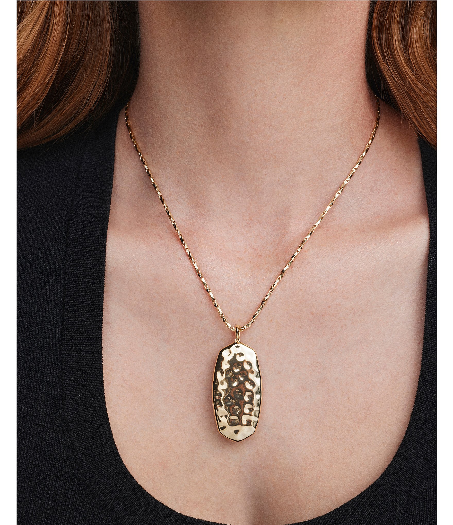 Kendra Scott Danielle Riveted Long Pendant Necklace