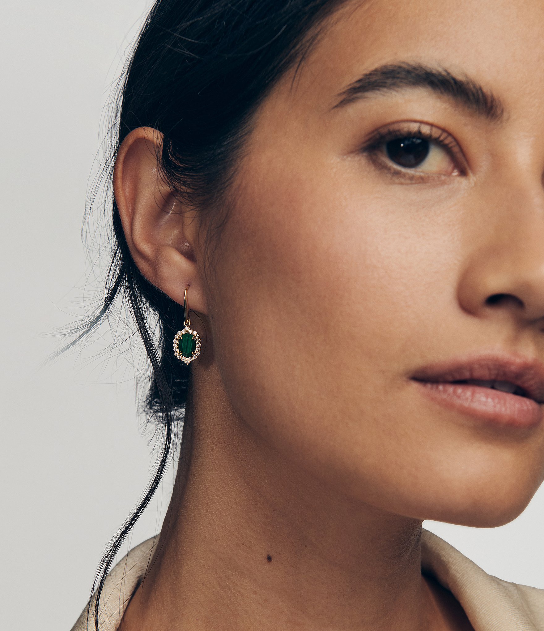 Kendra Scott Daphne Crystal Frame Drop Earrings