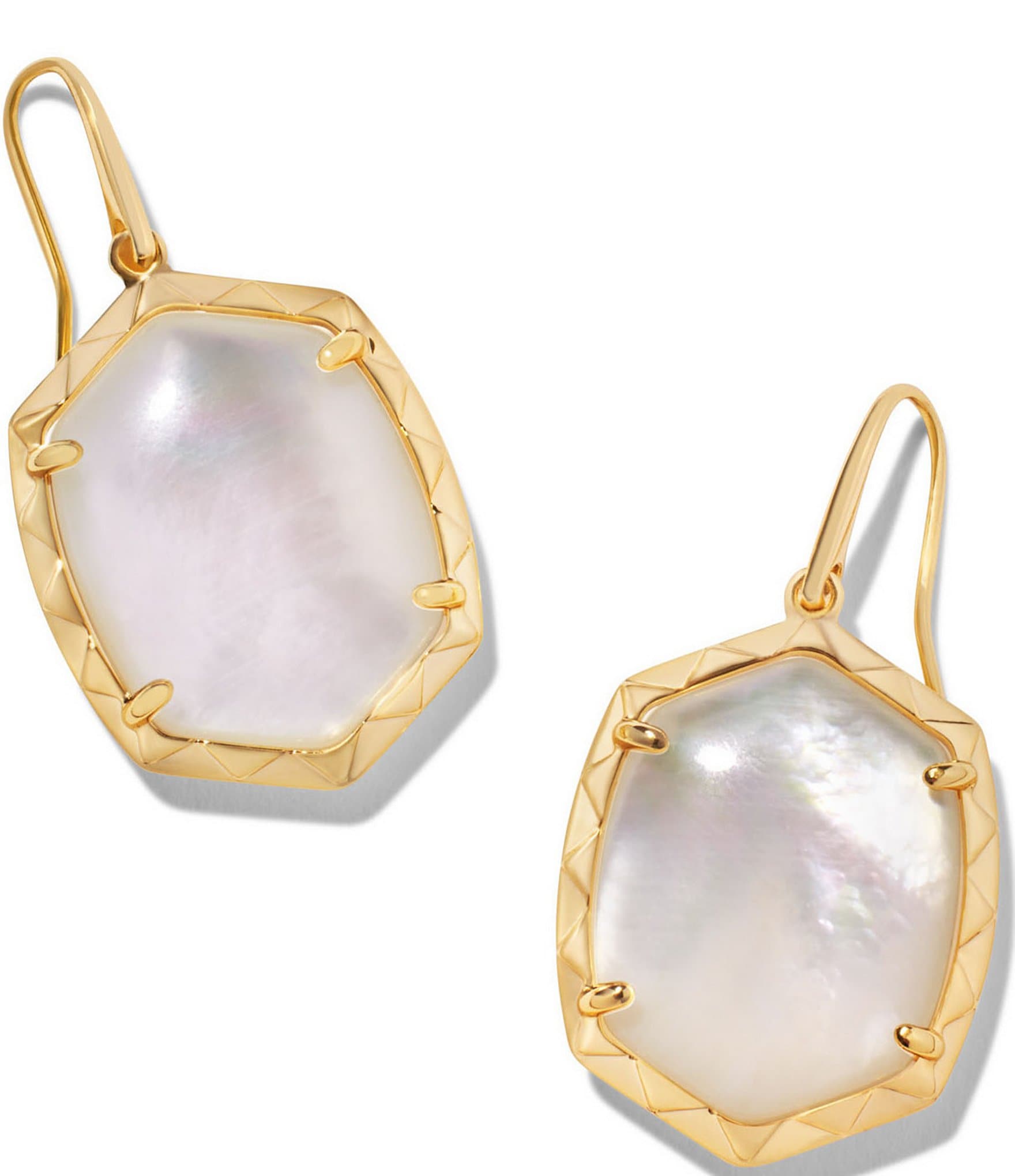Kendra Scott Daphne Pave Frame Drop Earrings main image 1