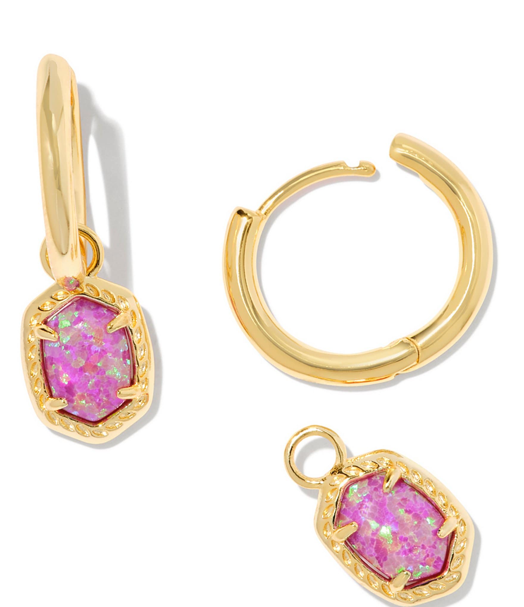 Kendra Scott Daphne Framed Huggie Hoop Earrings