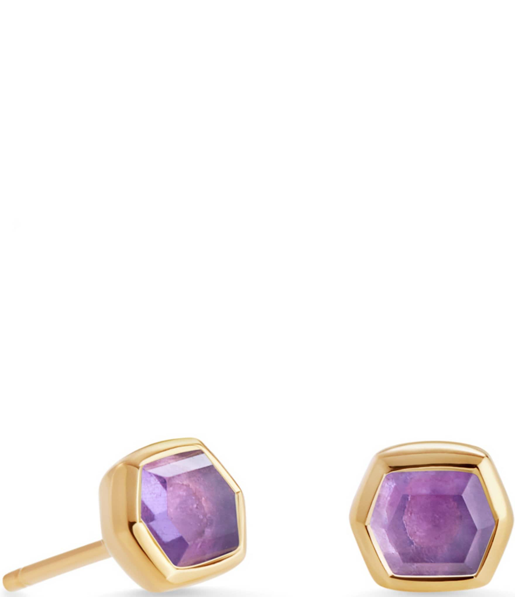 Kendra Scott Davie 14K Gold Stud Earrings