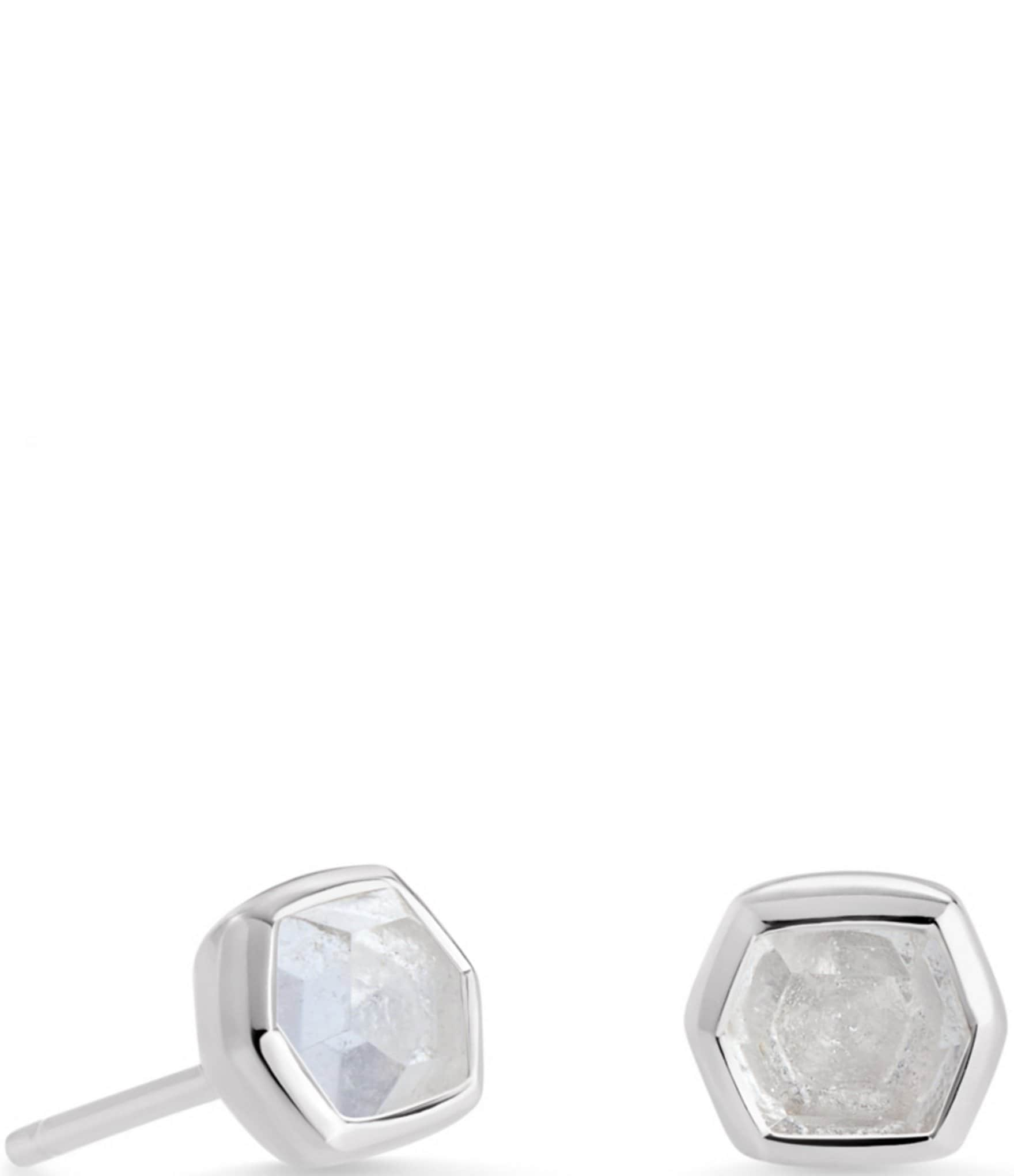 Kendra Scott Davie Sterling Silver Stud Earrings