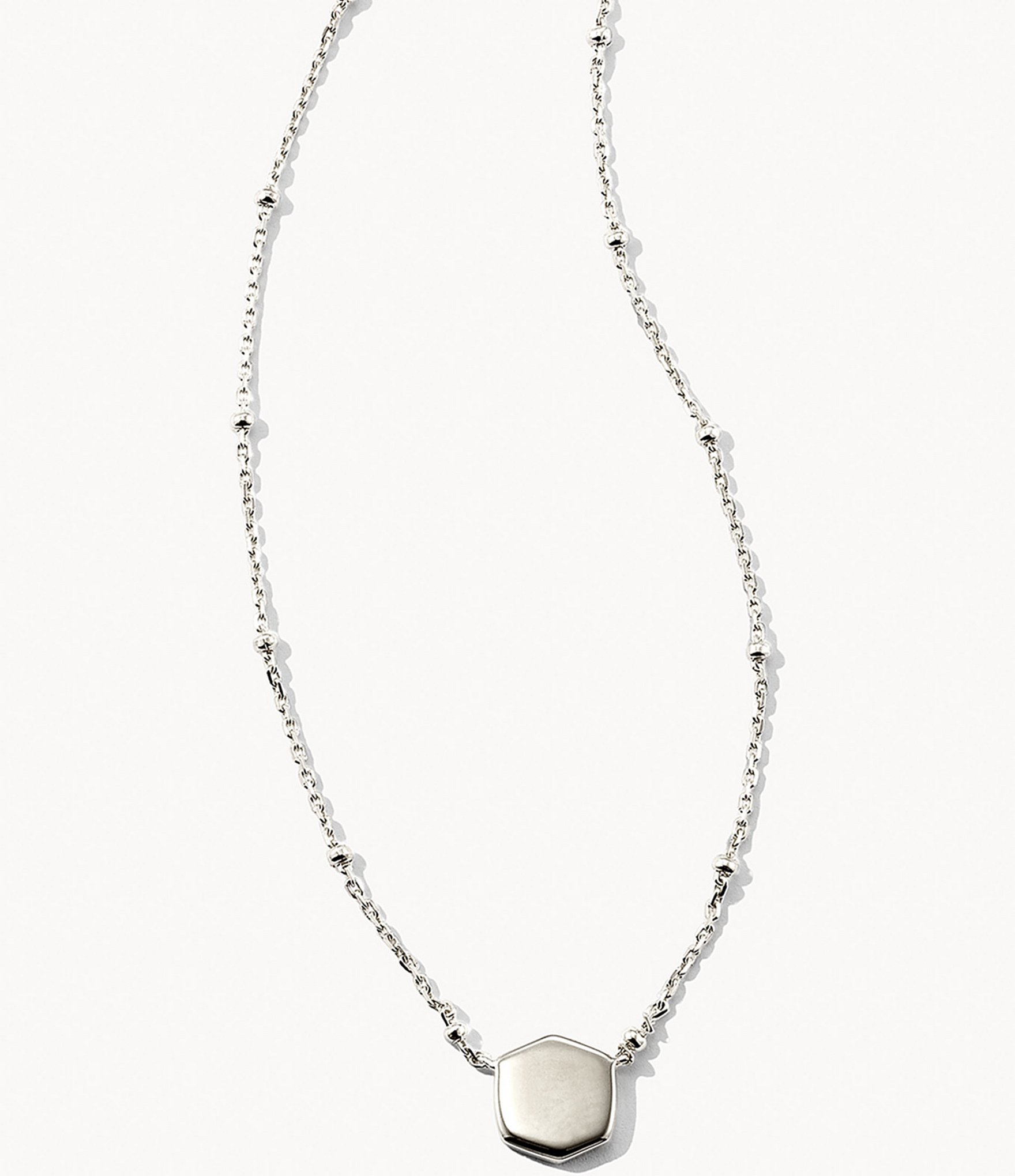 Kendra Scott Davis Satellite Sterling Silver Pendant Necklace