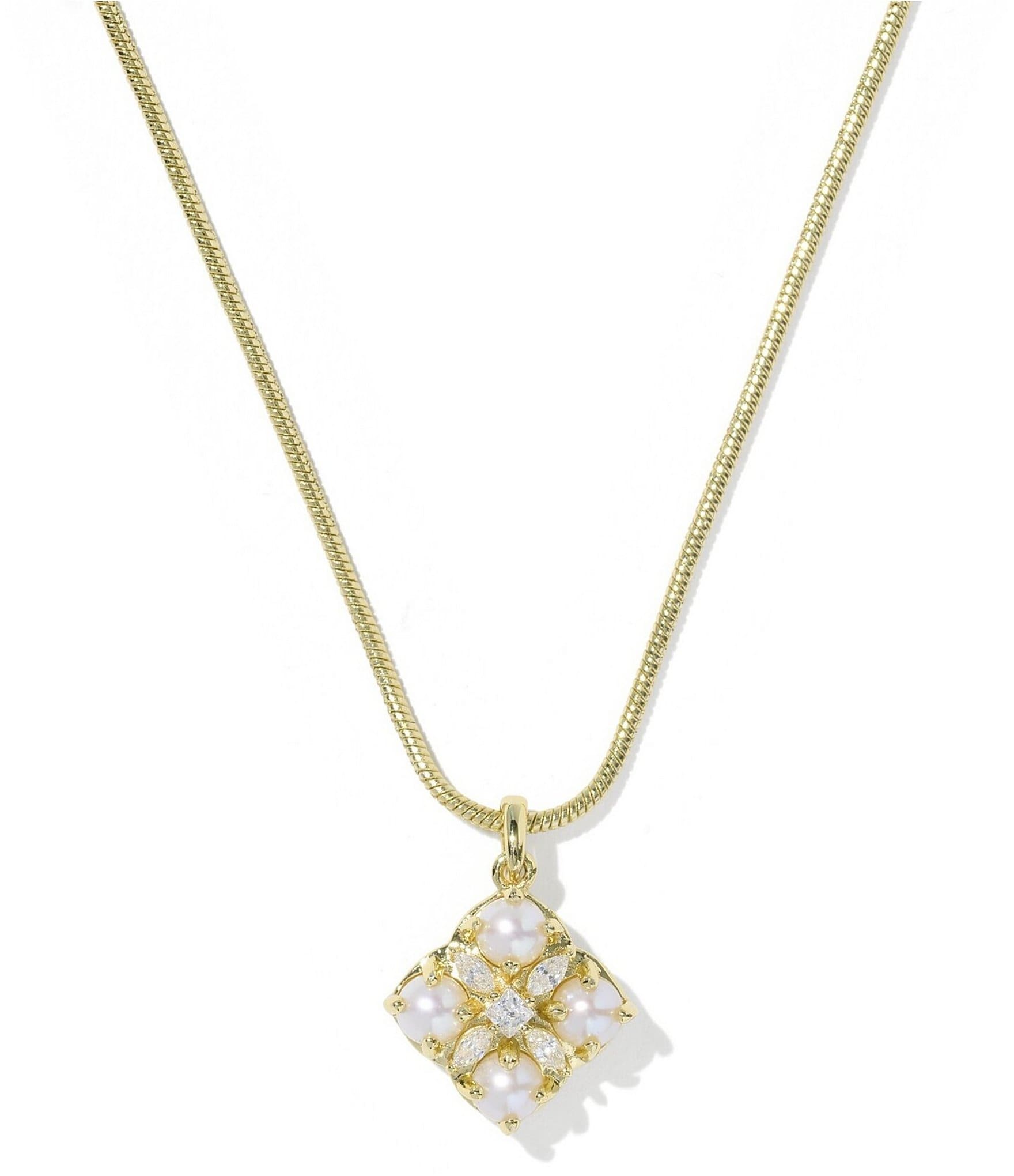 Kendra Scott Dira Pearl Short Pendant Necklace