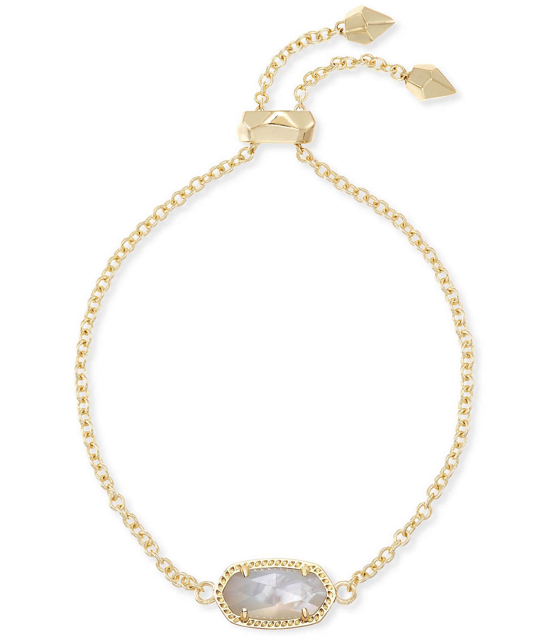 Kendra Scott Elaina Gold Adjustable Chain Bracelet