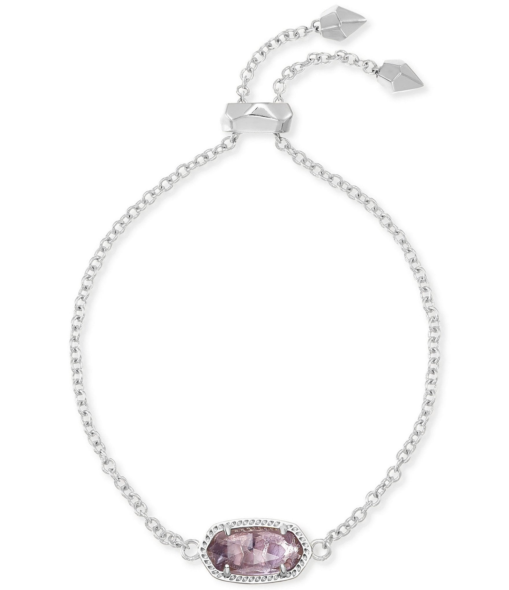 Kendra Scott Elaina Silver Adjustable Chain Bracelet