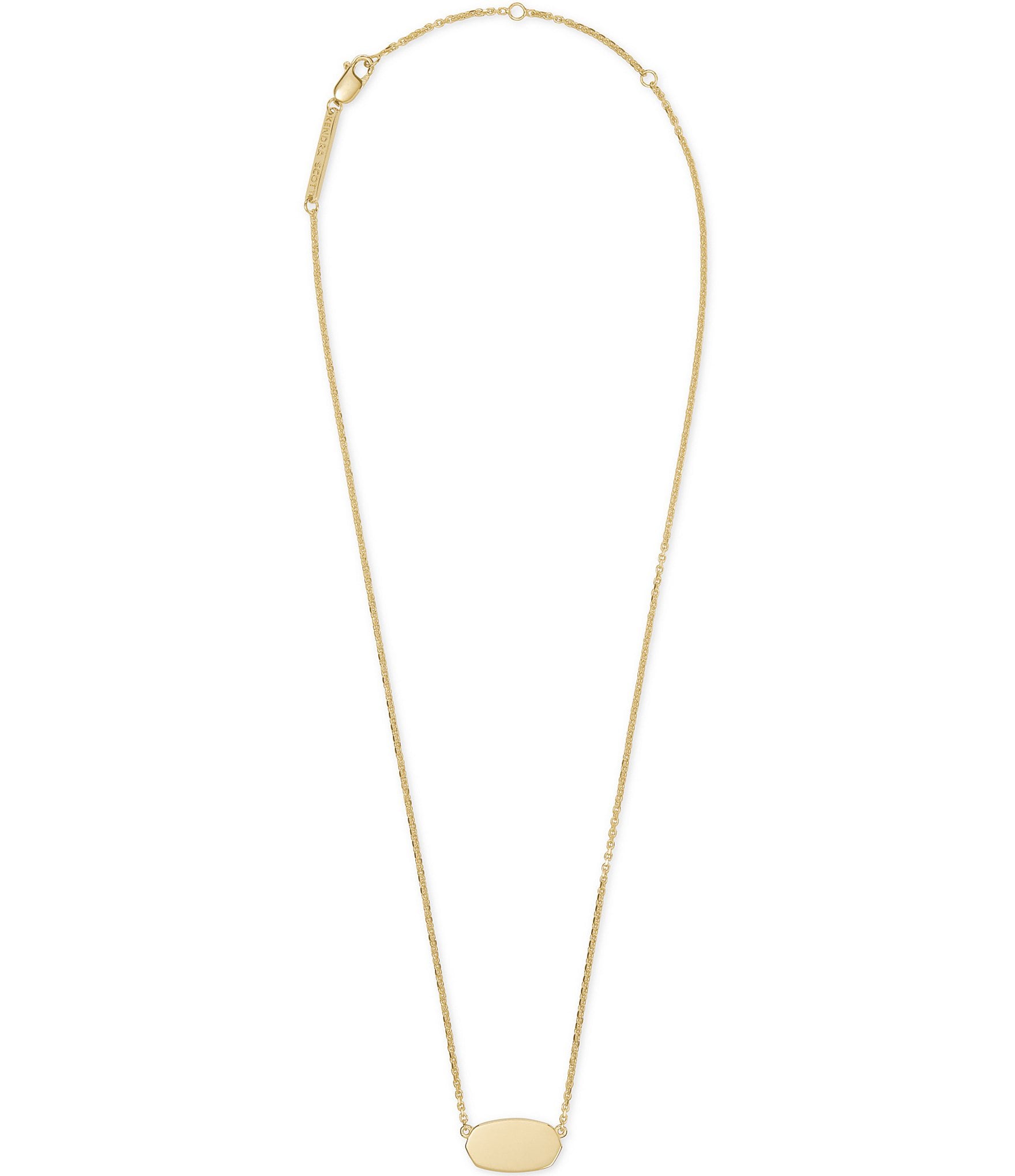 Kendra Scott Elisa 18k Gold Vermeil Short Pendant Necklace