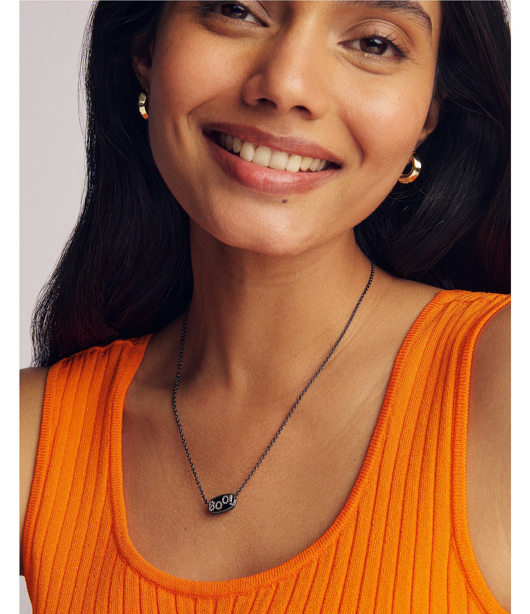 Kendra Scott Elisa Boo Glow In The Dark Short Pendant Necklace
