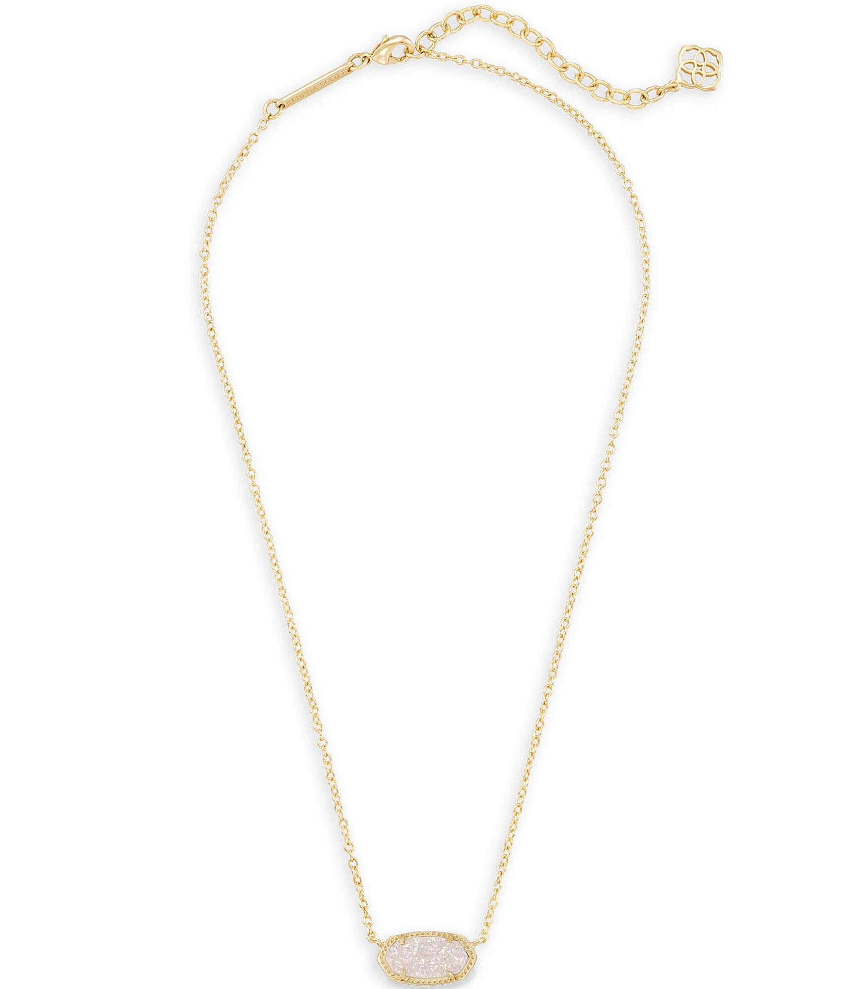 Kendra Scott Elisa 14K Gold Plated Drusy Pendant Necklace