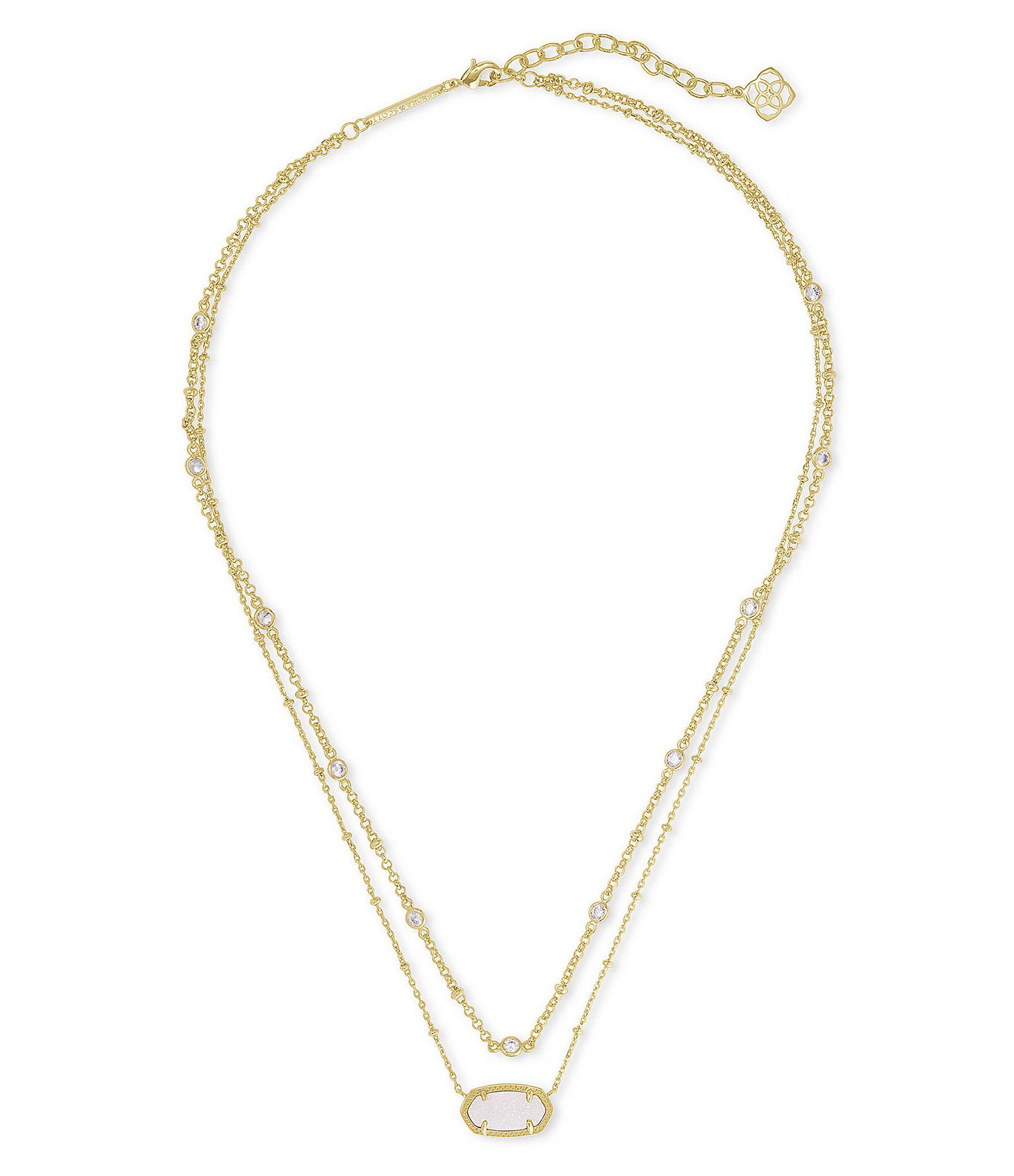 Kendra Scott Elisa Gold Multi Strand Necklace