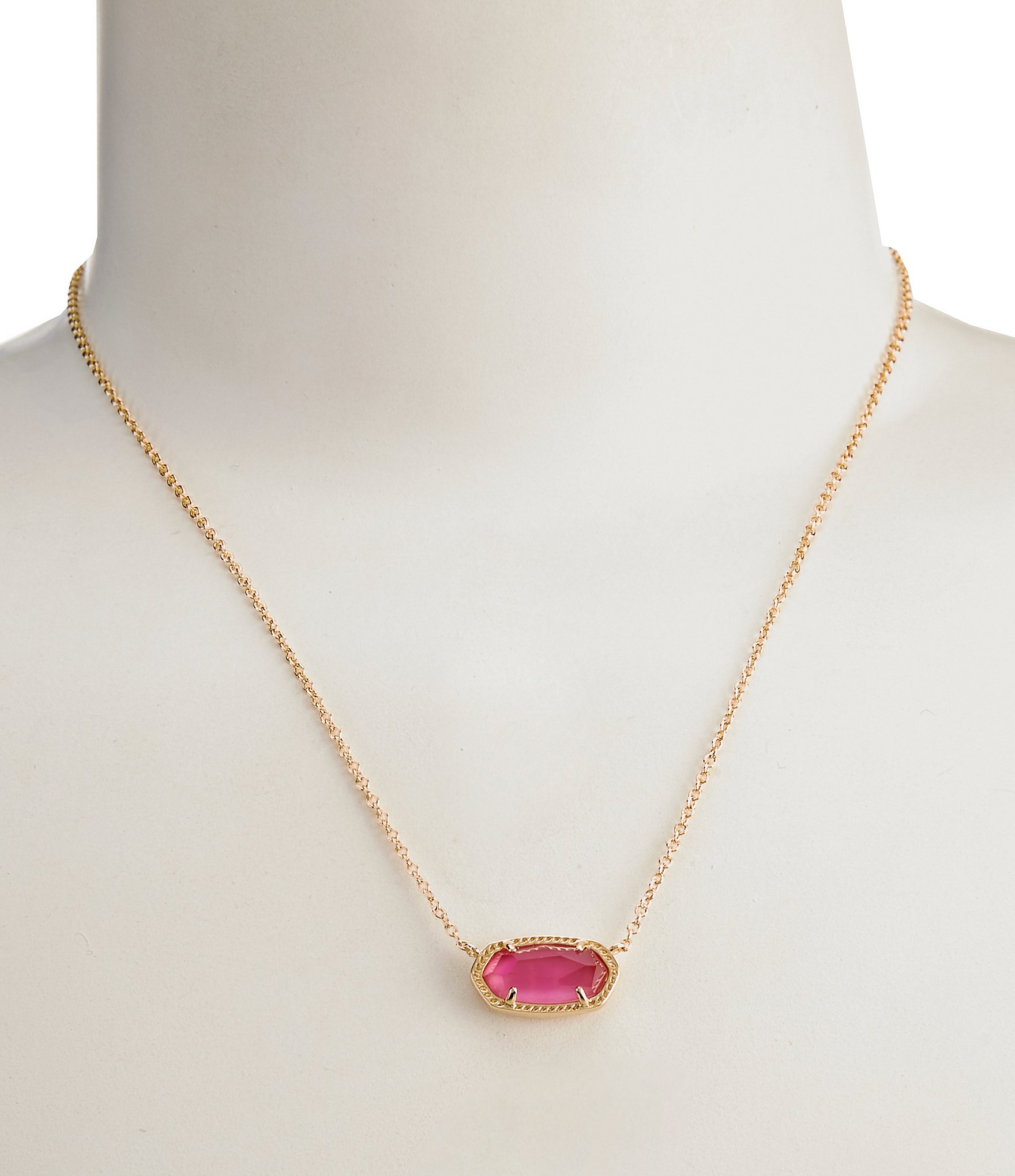Kendra Scott Ari Heart Pendant Necklace in Iridescent Drusy and Gold | eBay