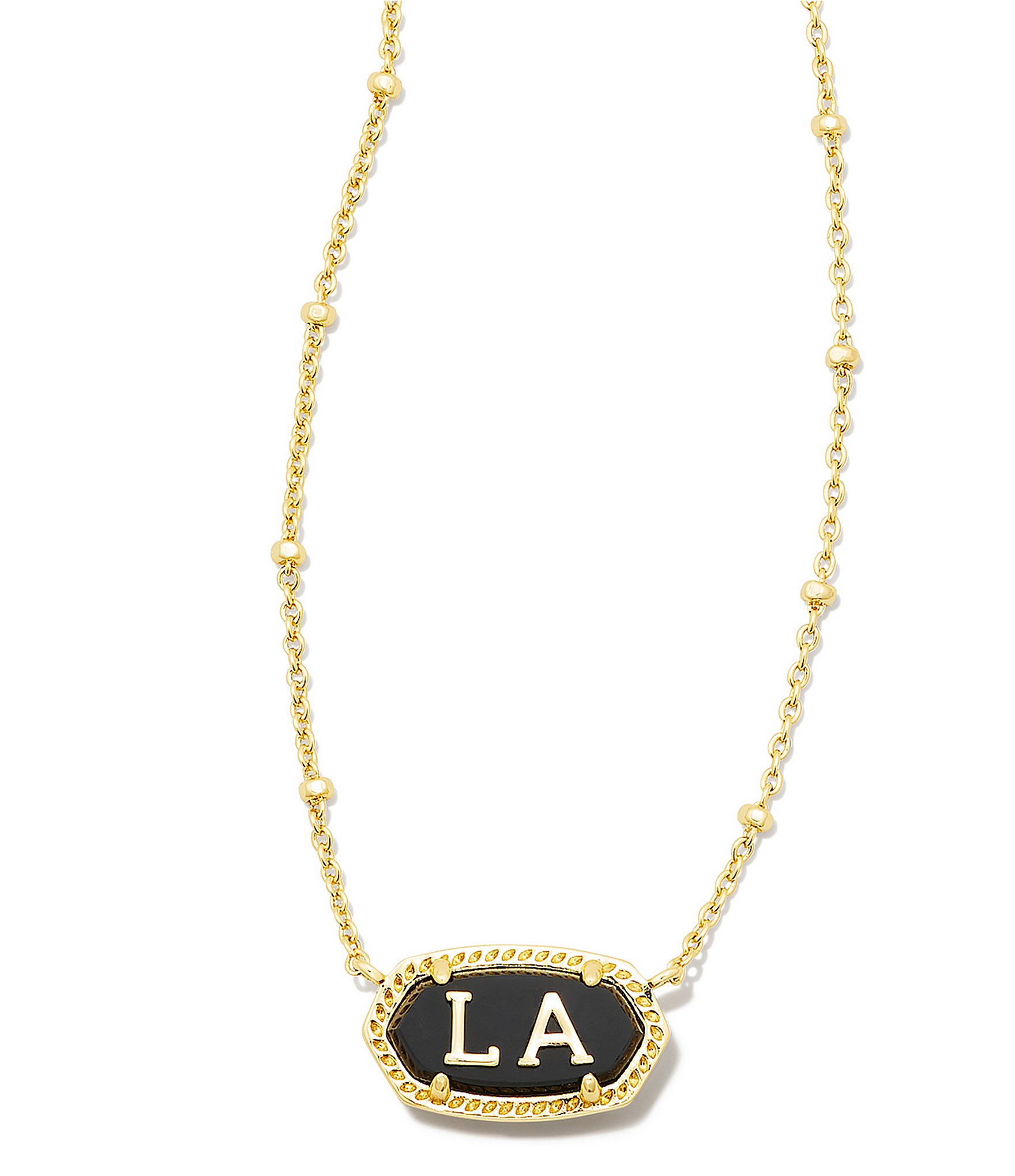 Kendra Scott Gold Disc Necklace Pendant – C'est Chic!
