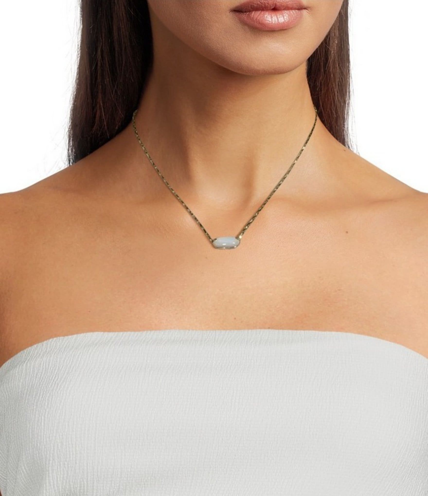 Kendra Scott Elisa Riveted Short Pendant Necklace
