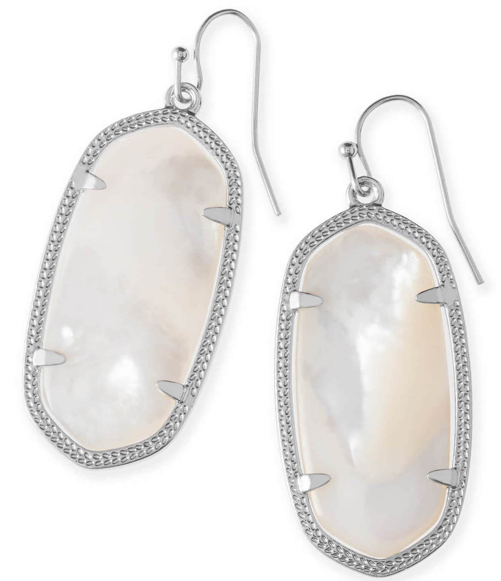 Kendra Scott Elle Silver Drop Earrings