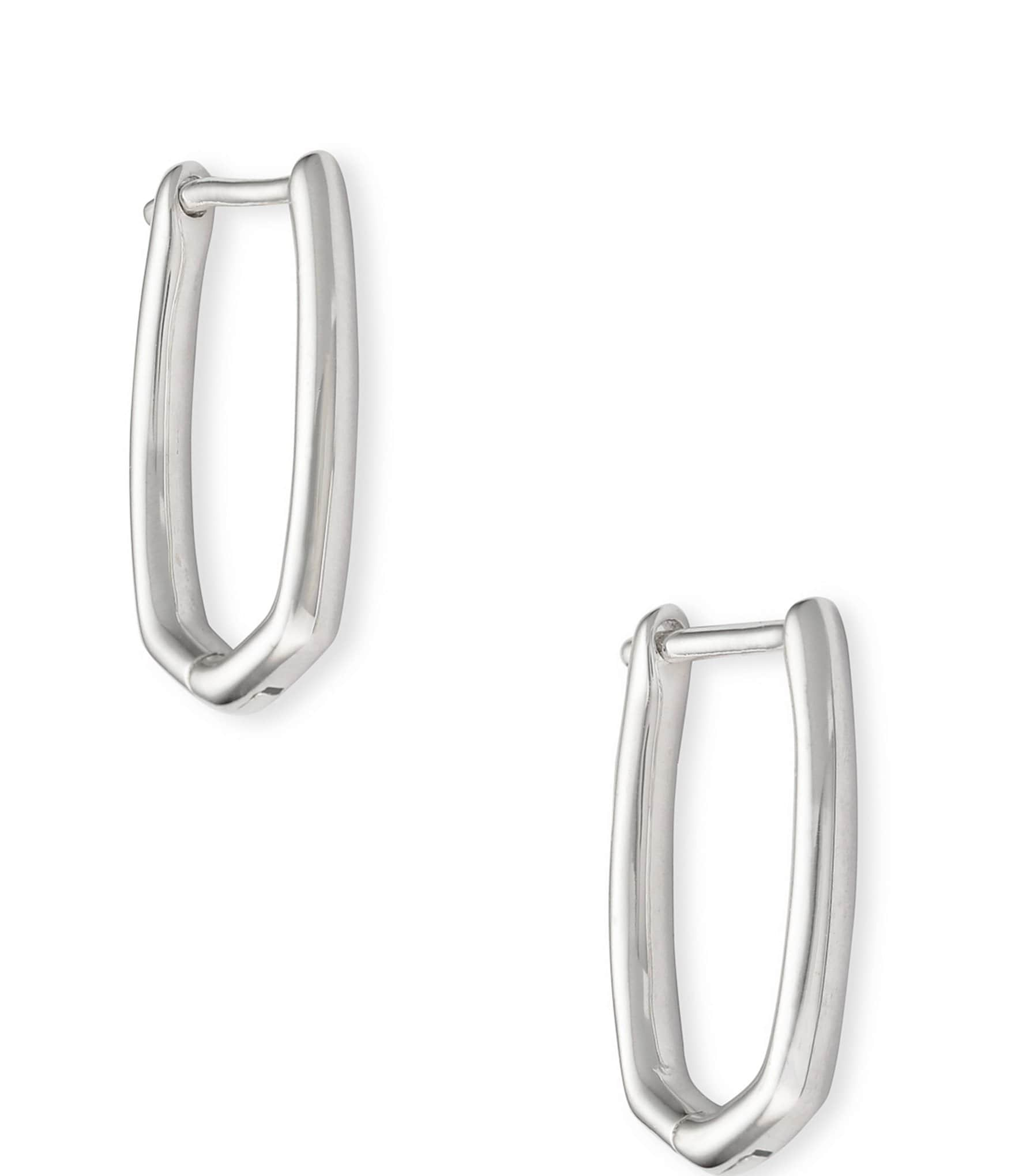 Kendra Scott Ellen Sterling Silver Huggie Earrings