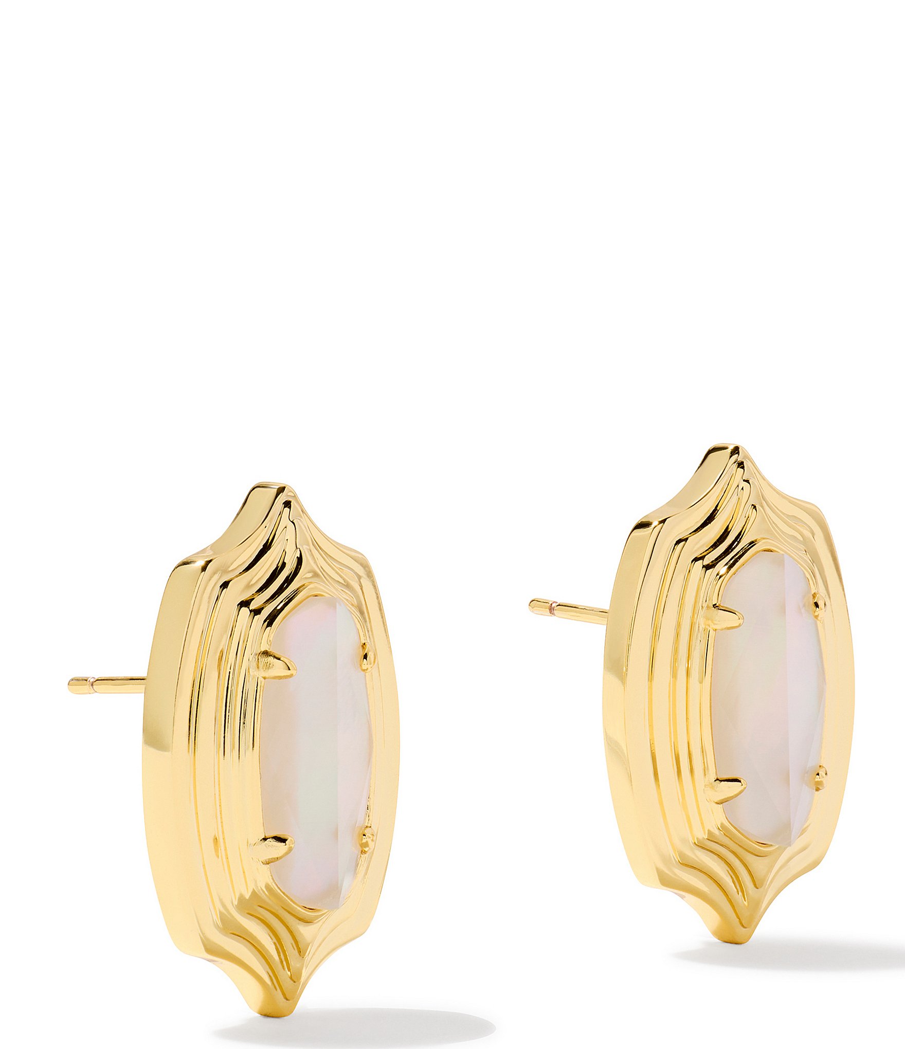 Kendra Scott Ellie Stepped Frame Stud Statement Earrings