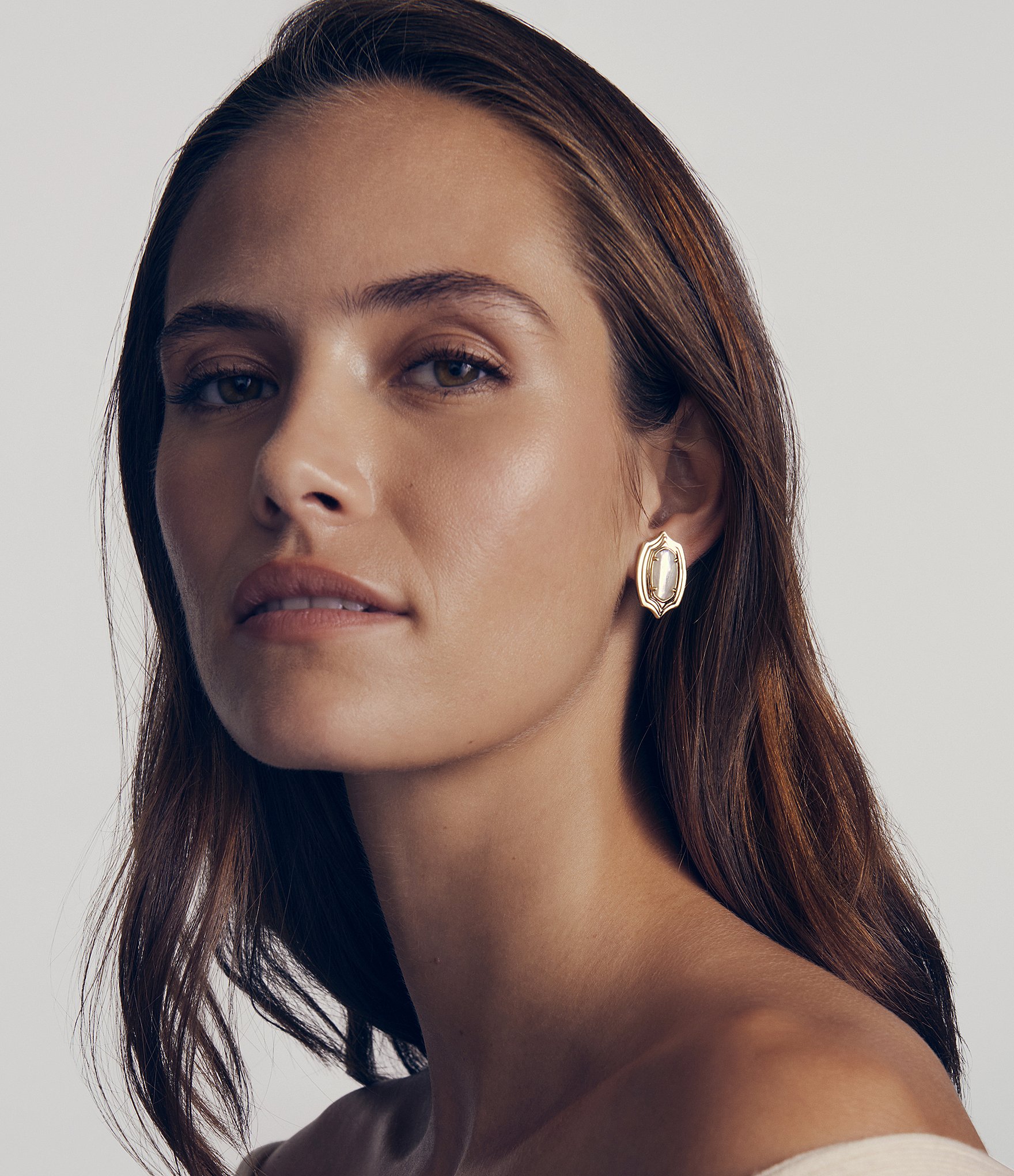 Kendra Scott Ellie Stepped Frame Stud Statement Earrings