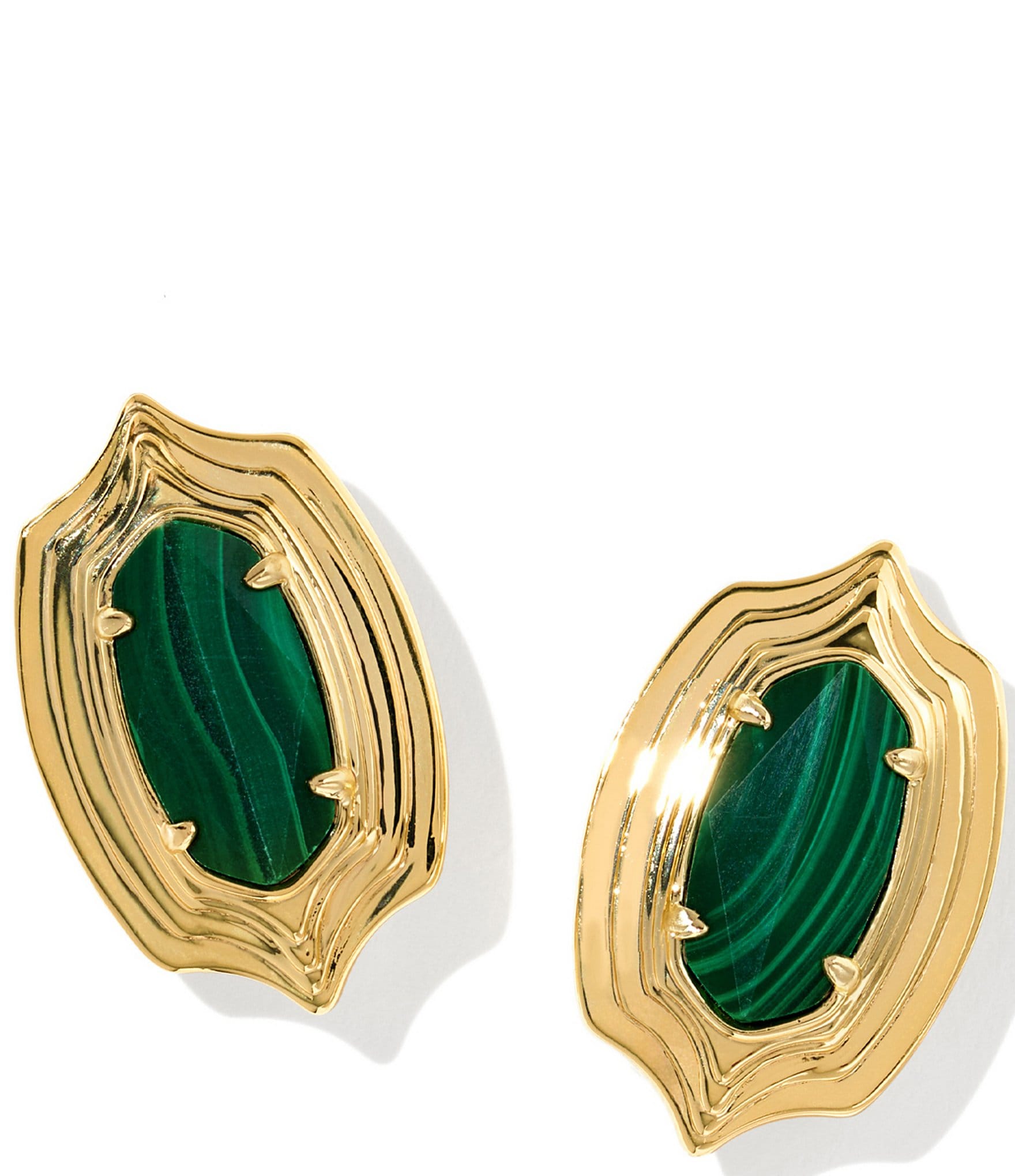 Kendra Scott Ellie Stepped Frame Stud Statement Earrings