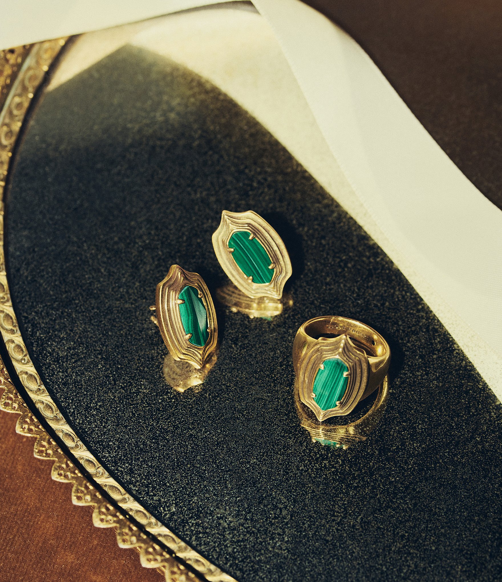 Kendra Scott Ellie Stepped Frame Stud Statement Earrings