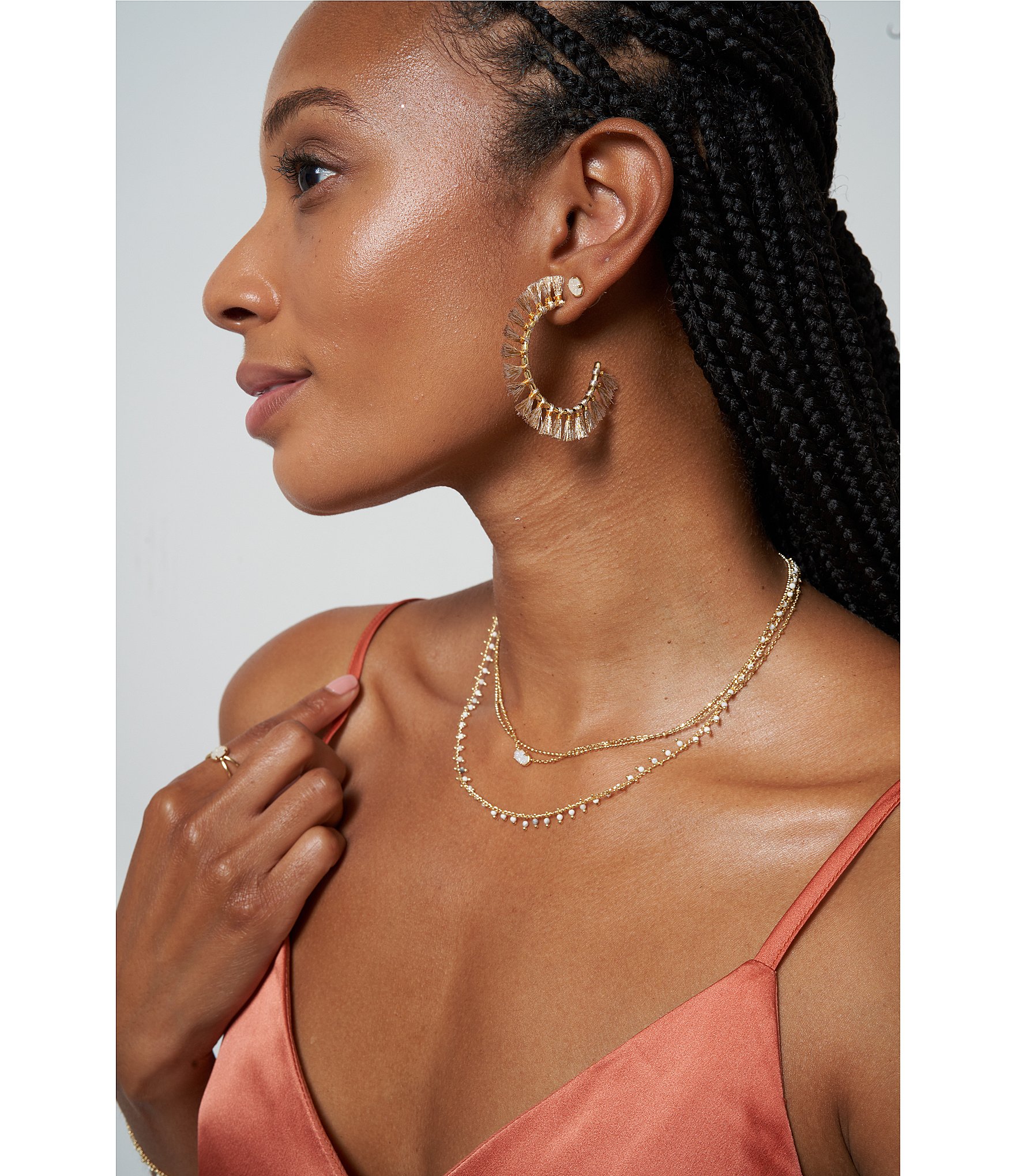 Kendra Scott Emilie Gold Multi Strand Necklace