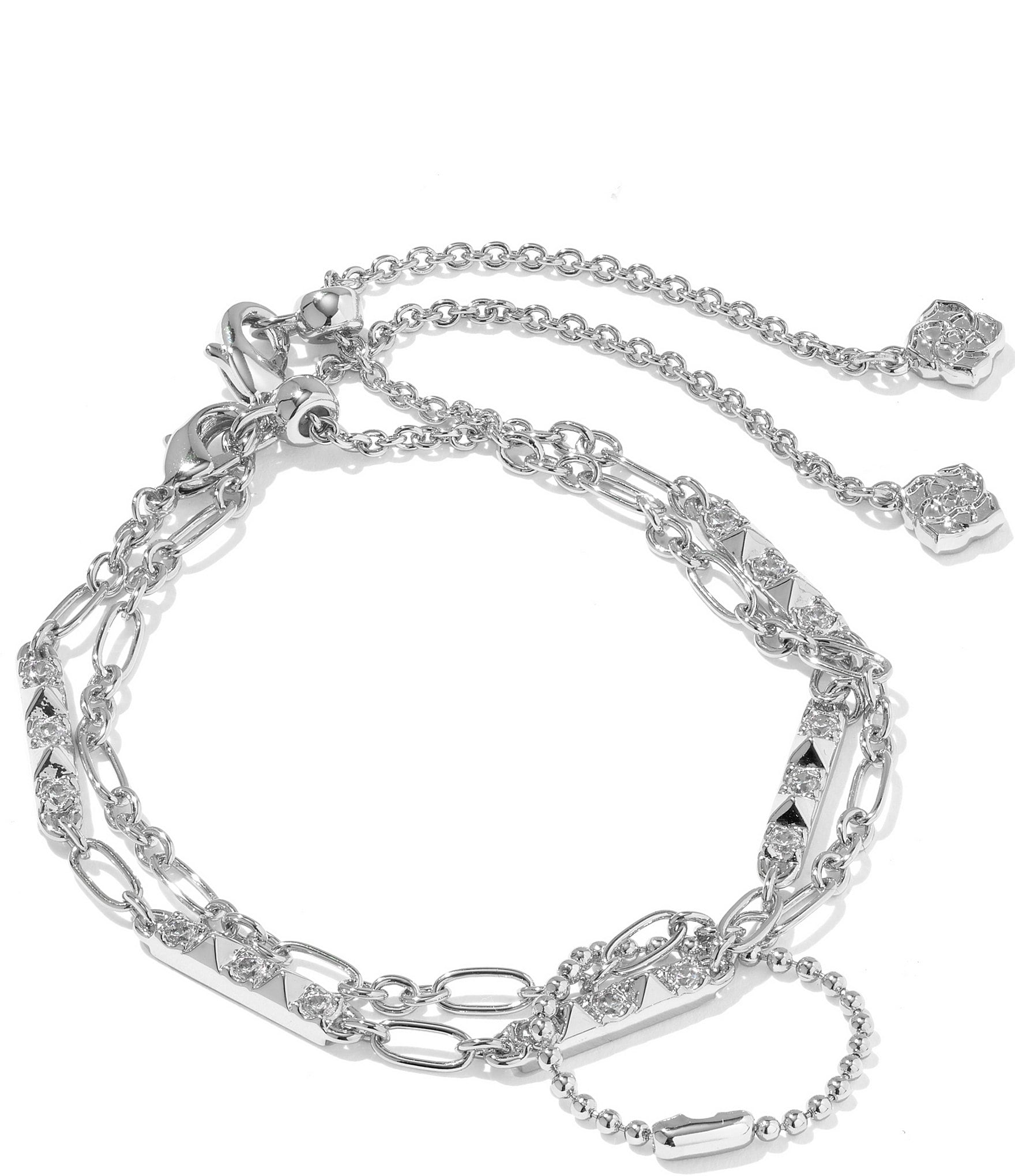 Kendra Scott Fate Delicate Chain Line Bracelet Set