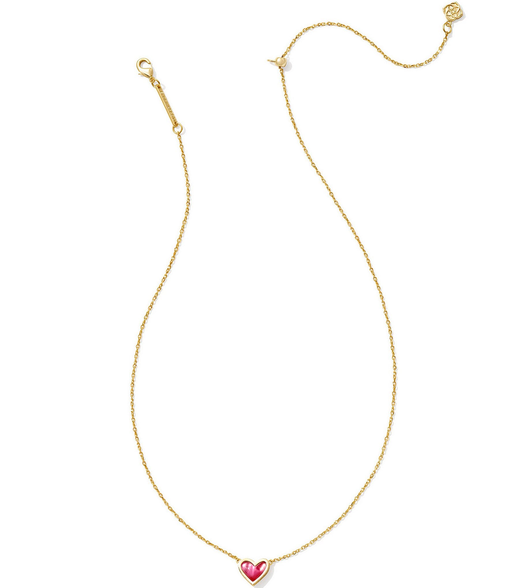 Kendra Scott Framed Ari Heart Gold Short Pendant Necklace