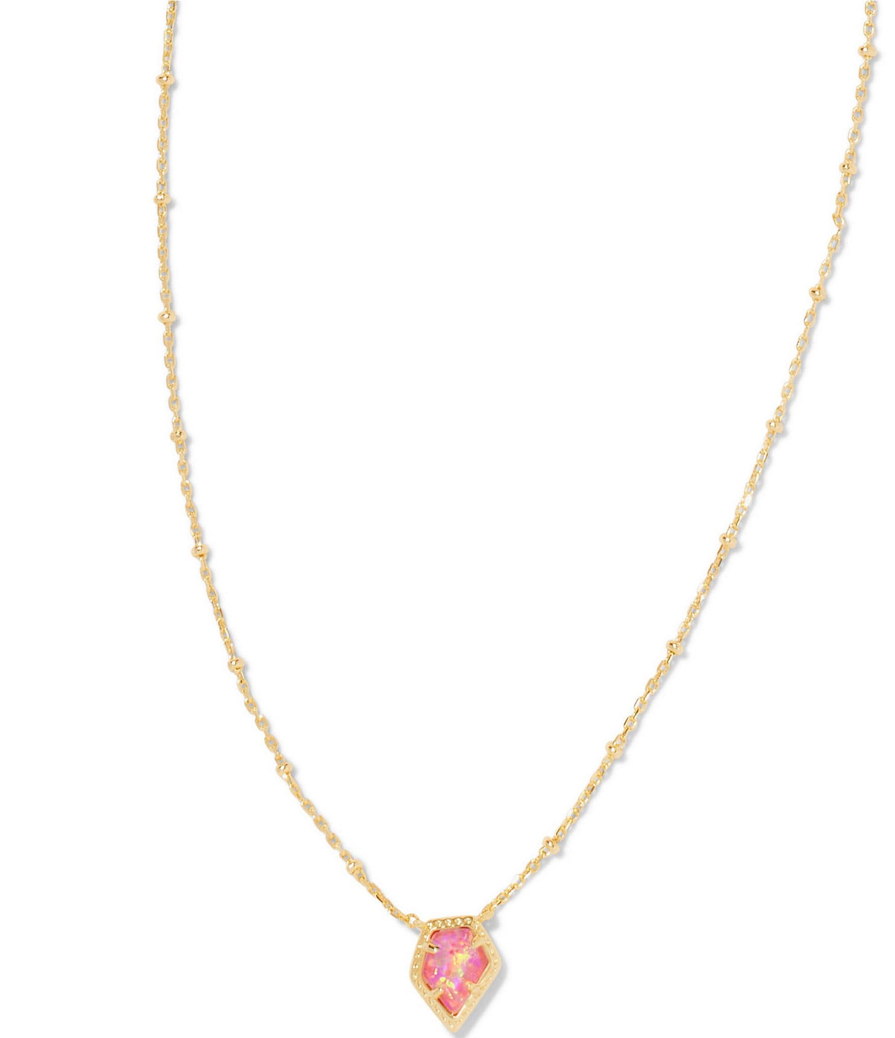 Kendra Scott Framed Gold Tess Satellite Short Pendant Necklace