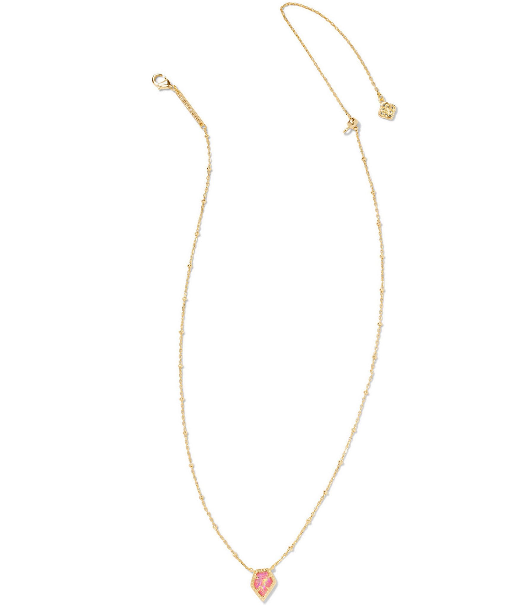 Kendra Scott Framed Gold Tess Satellite Short Pendant Necklace