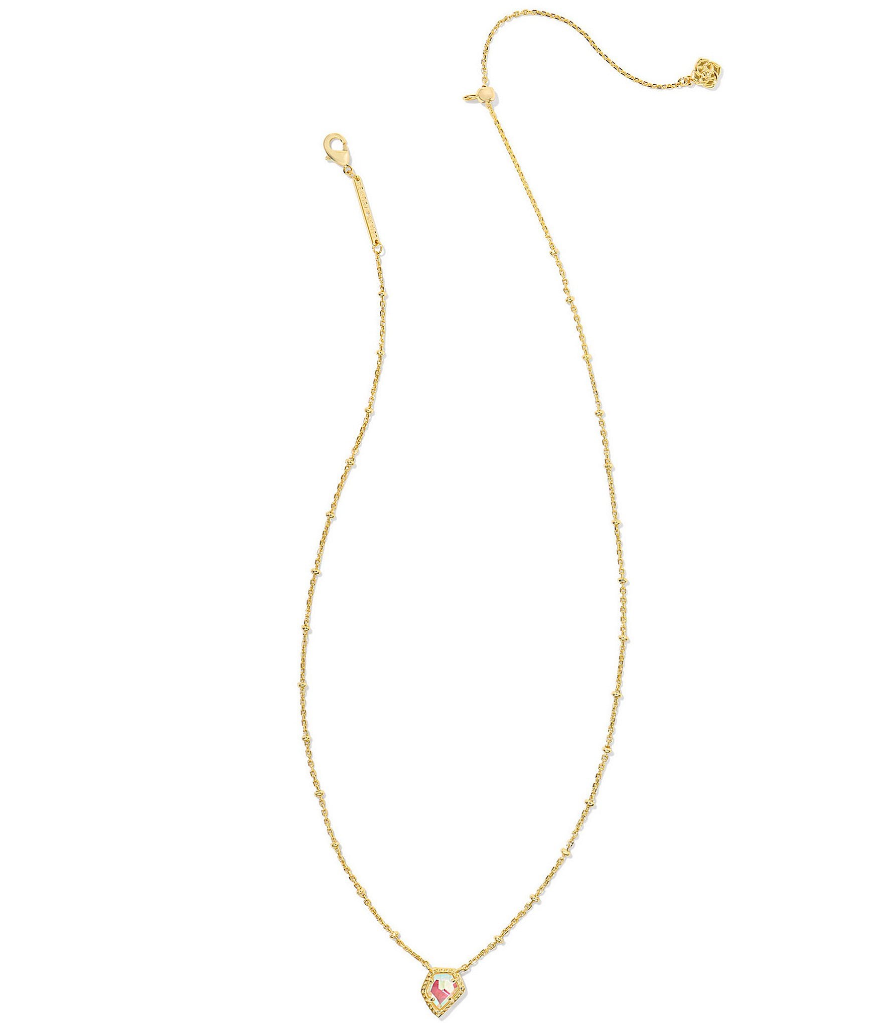 Kendra Scott Framed Gold Tess Satellite Short Pendant Necklace