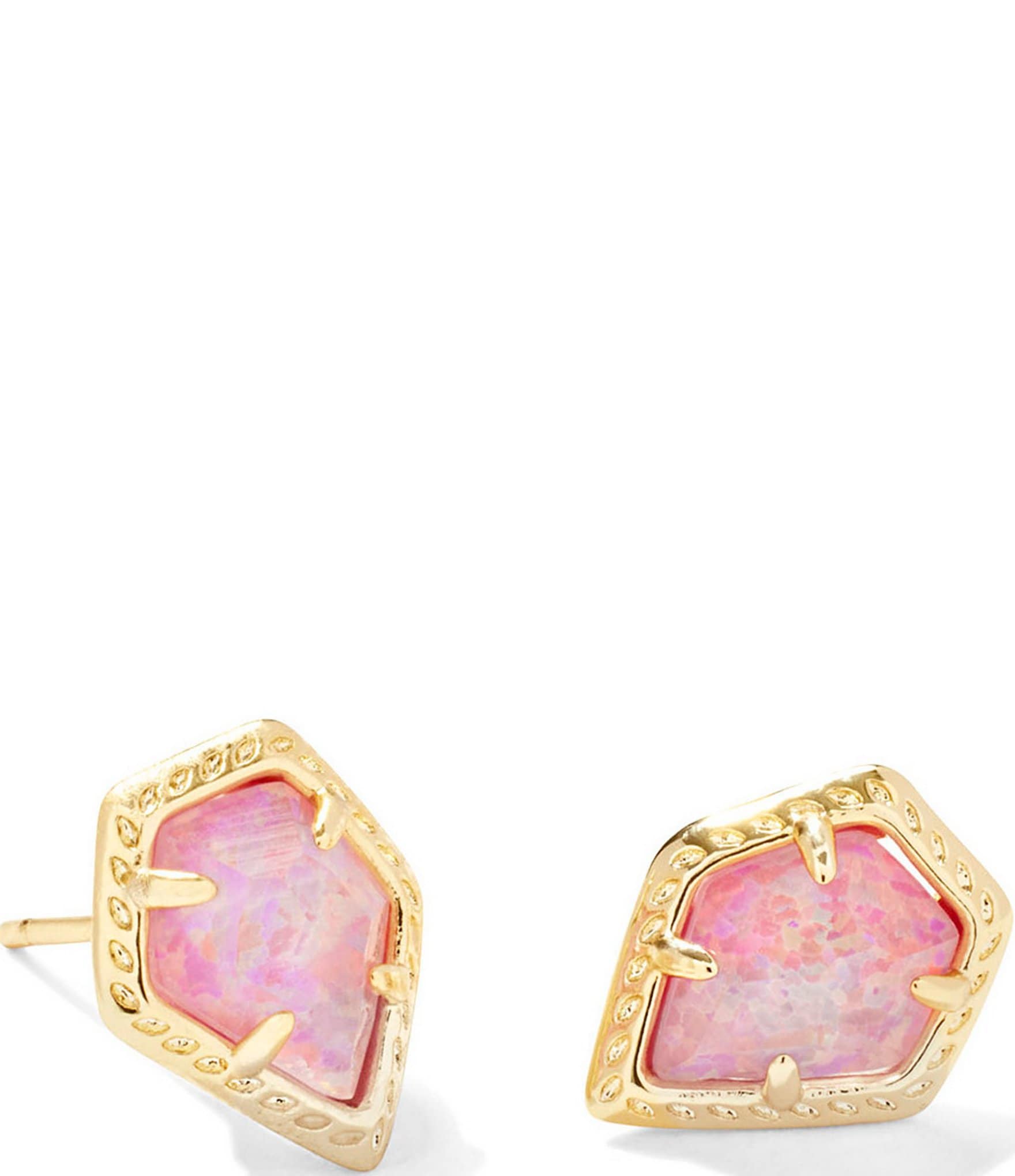 Kendra Scott Framed Gold Tessa Opal Stud Earrings