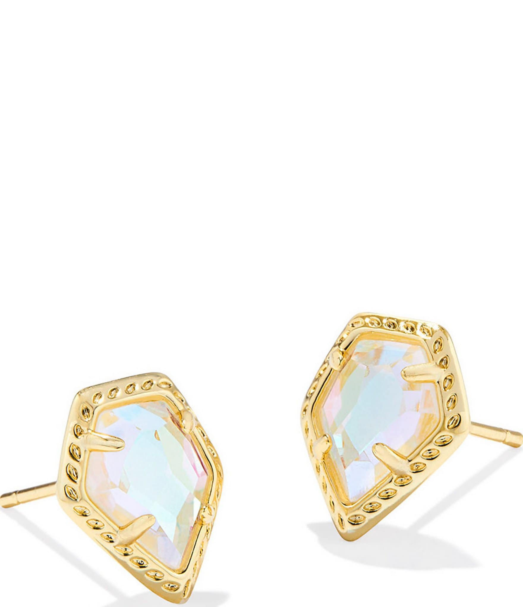 Kendra Scott Framed Tessa Gold Stud Earrings