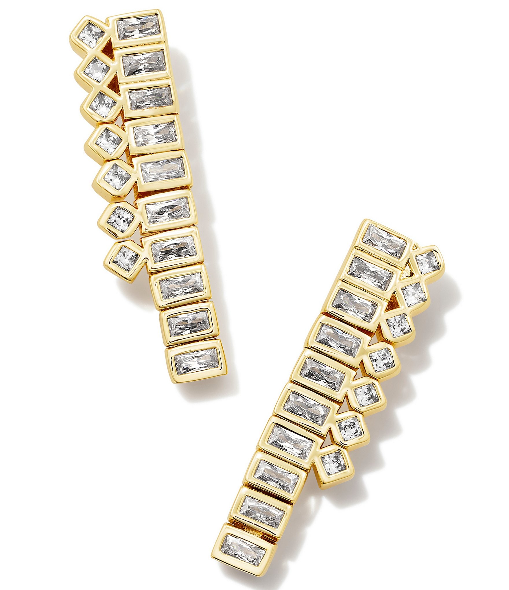 Kendra Scott Crystal Gracie Tennis Linear Earrings