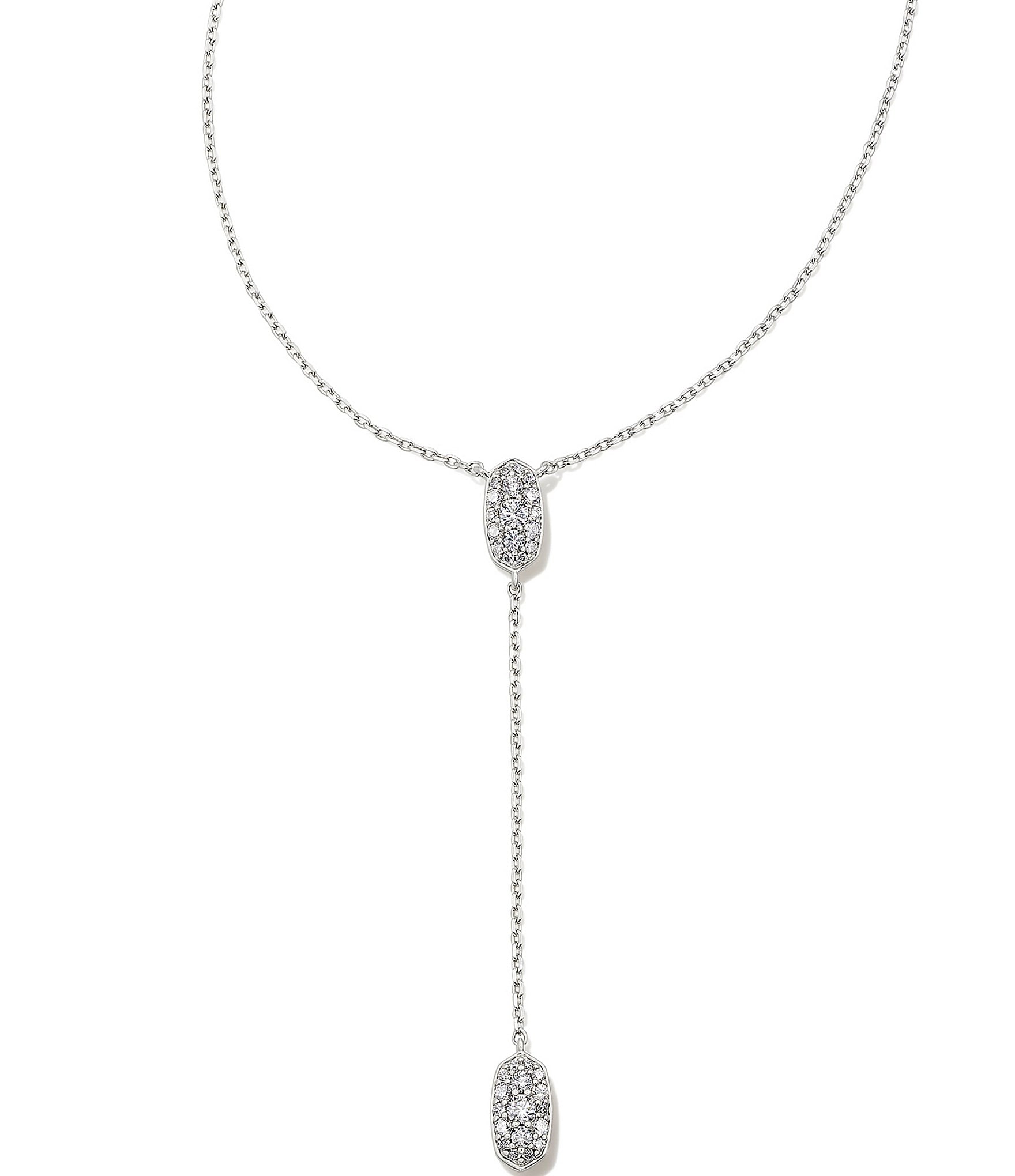 Kendra Scott | Jewelry | Nola Silver Pendant Necklace In Pink Azalea  Illusion | Poshmark