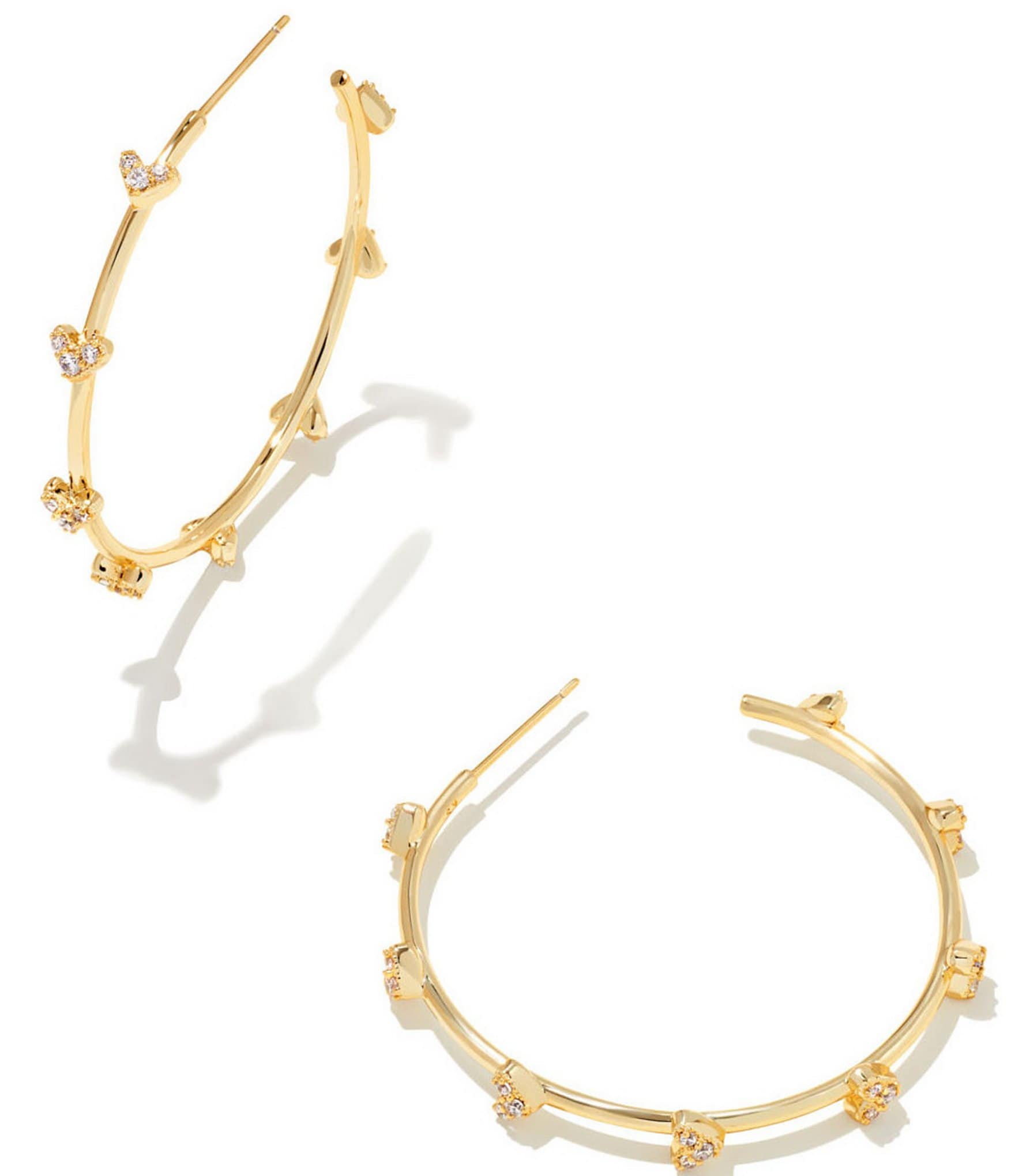 Kendra scott hoops with outlet stones