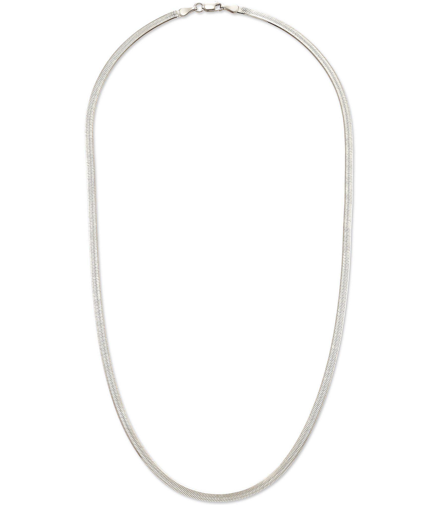 Kendra Scott Herringbone Sterling Silver Chain Necklace