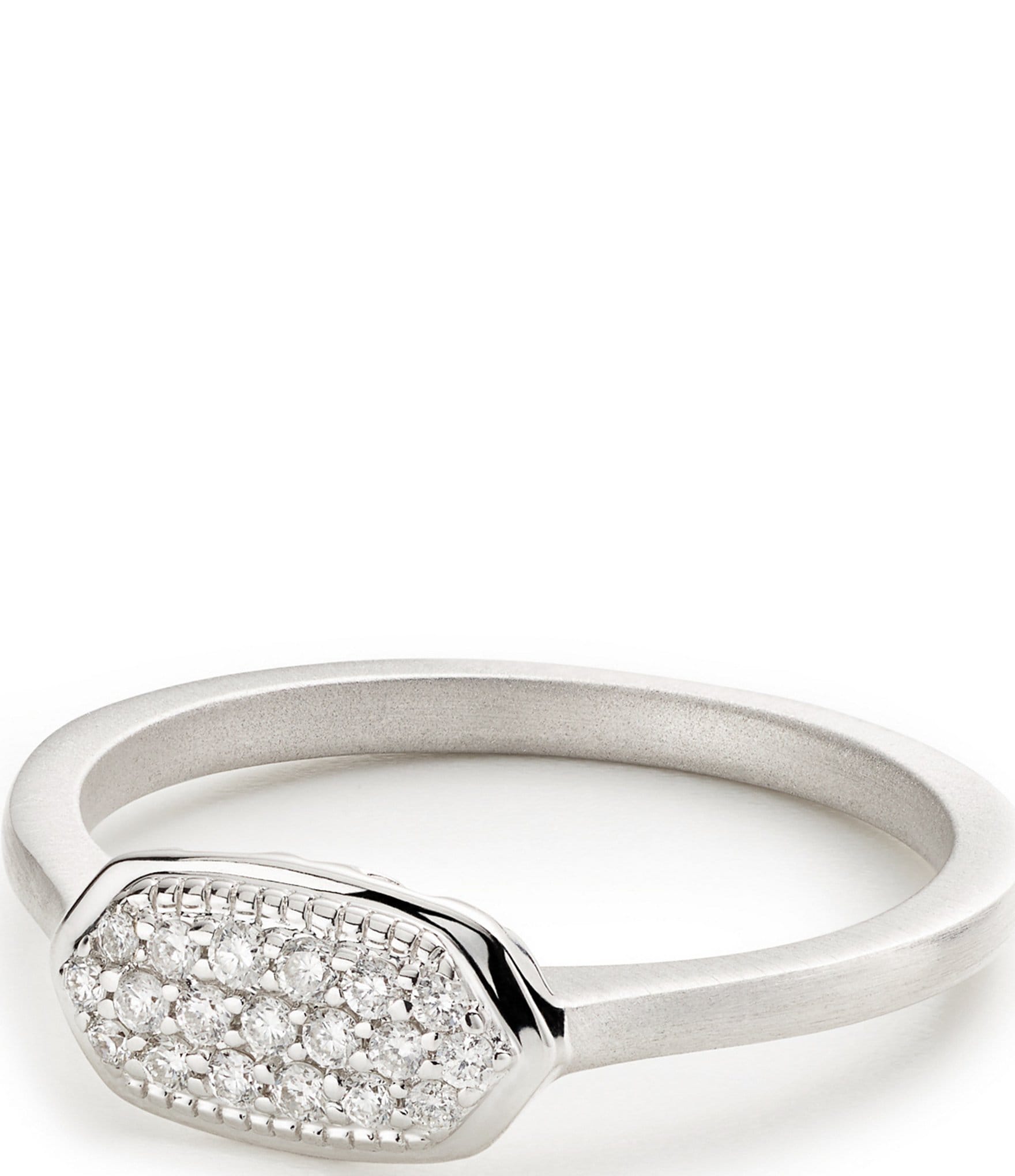 Kendra Scott Isa Pave 14k Gold Diamond Ring Dillard's