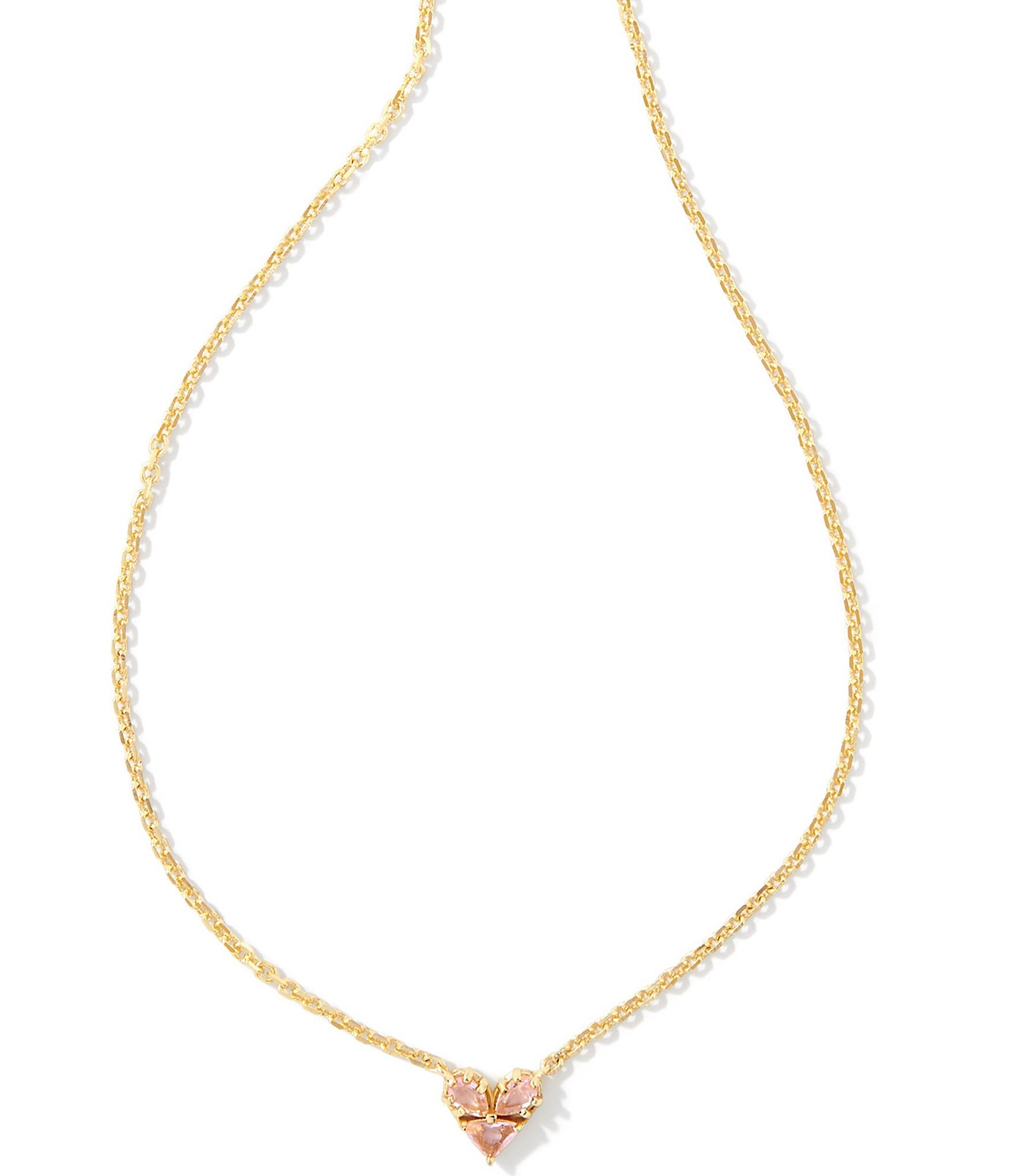Kendra Scott Audrey Pendant Necklace 14K White Gold White Diamond – The  Twisted Chandelier