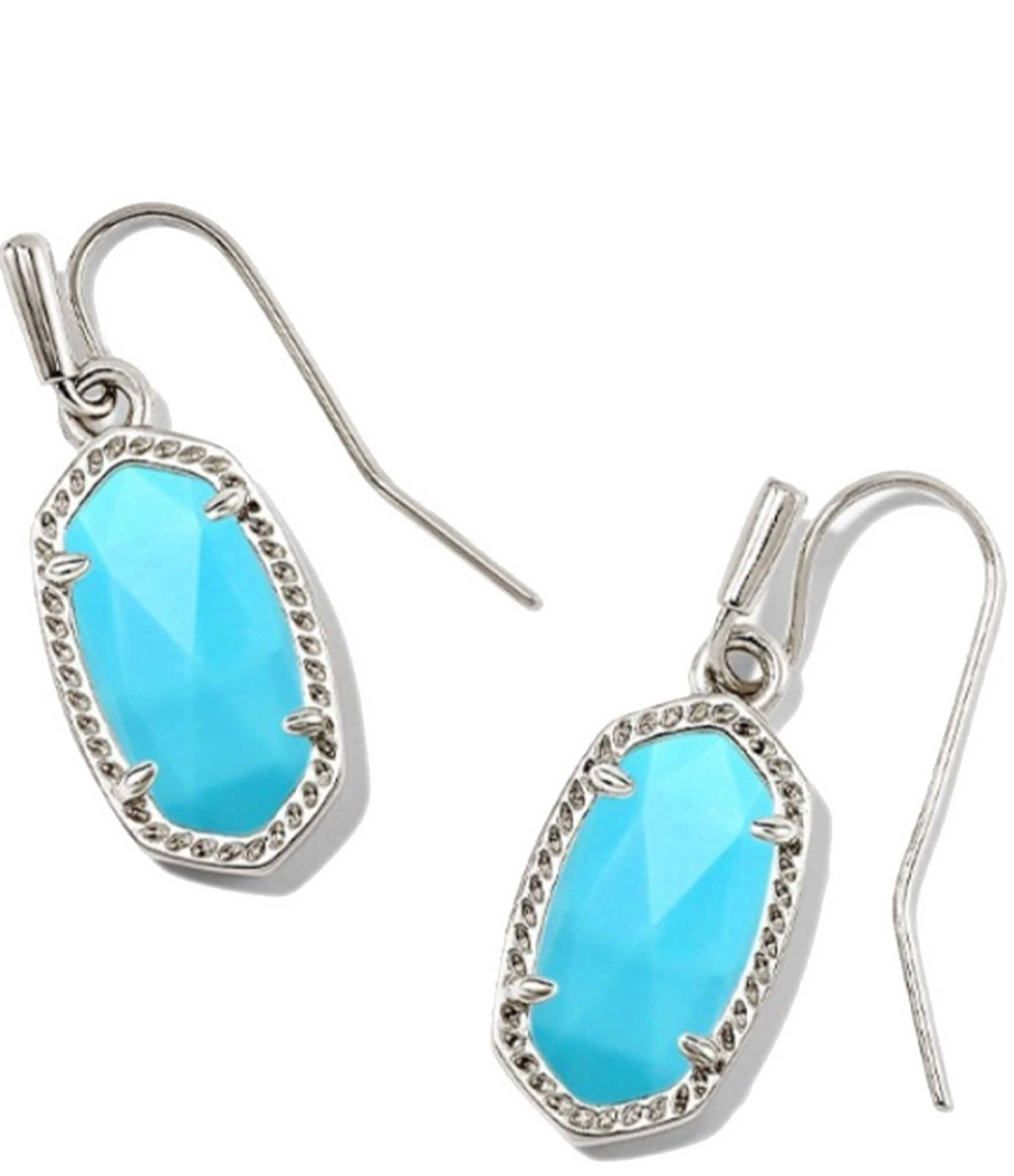 Kendra Scott Lee Silver Drop Earrings