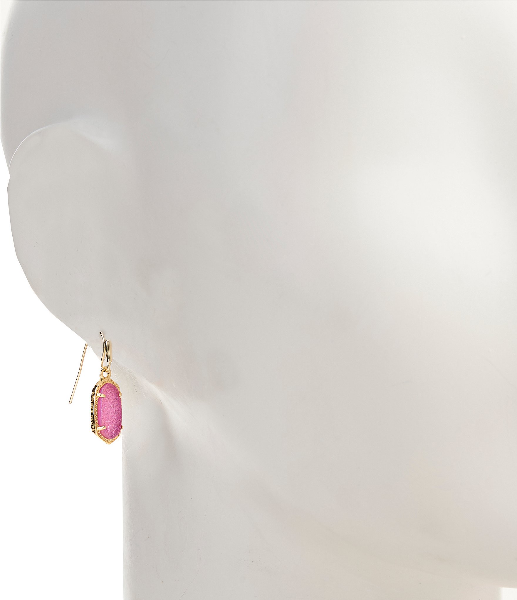 Kendra Scott Lee Gold Drusy Drop Earrings