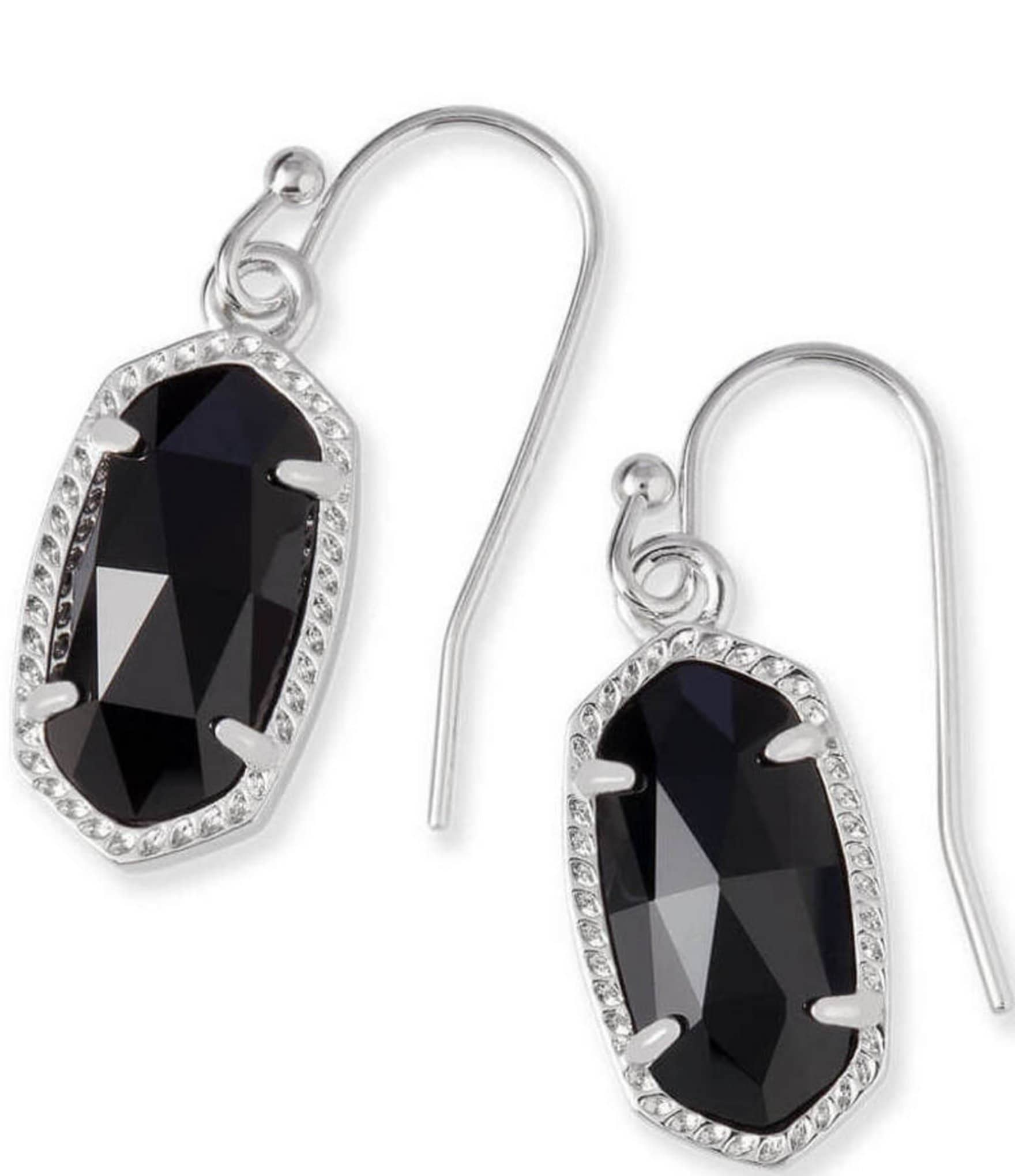 Kendra Scott Lee Silver Drop Earrings