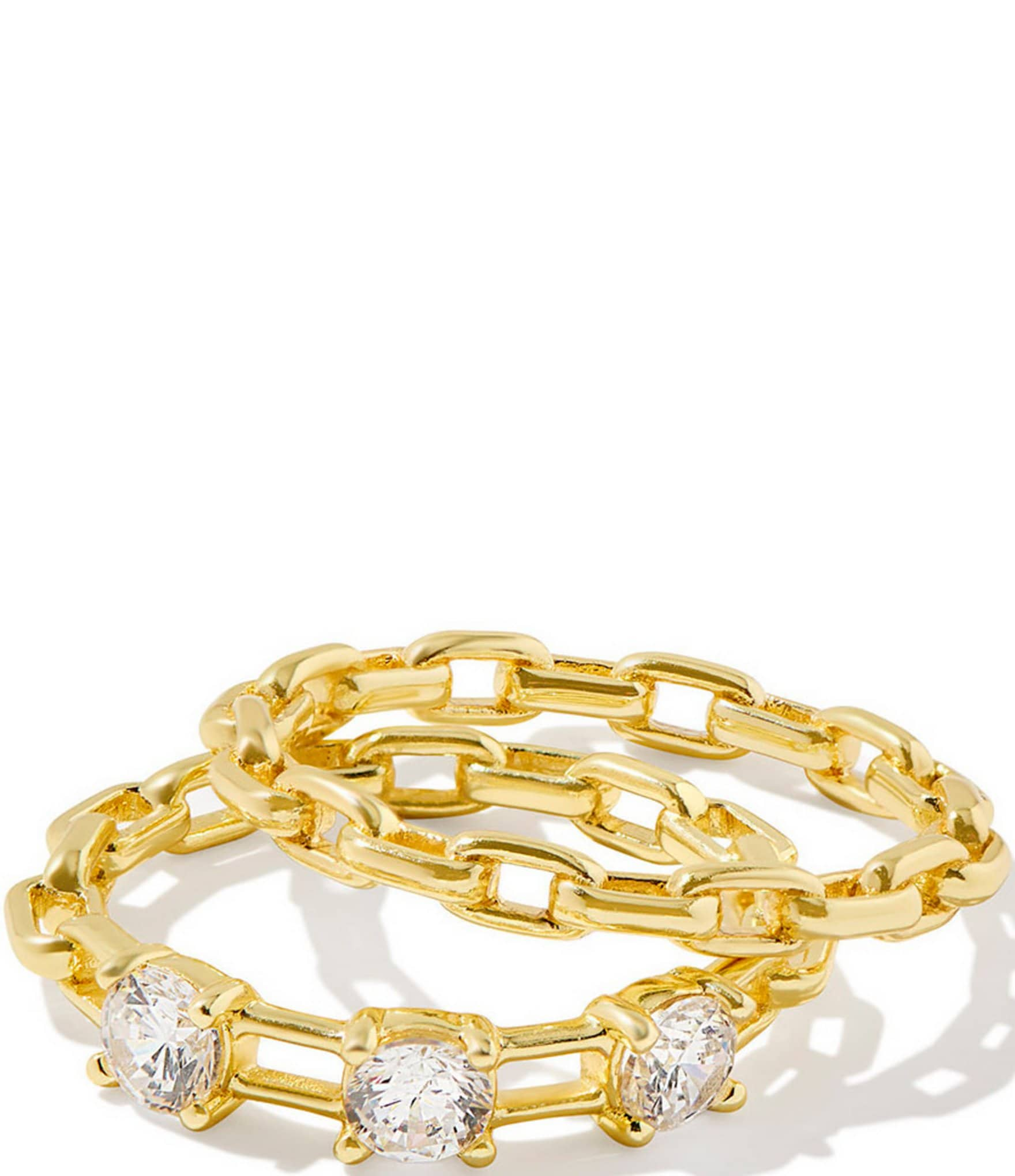 Kendra Scott Lexi Crystal Band Ring Set