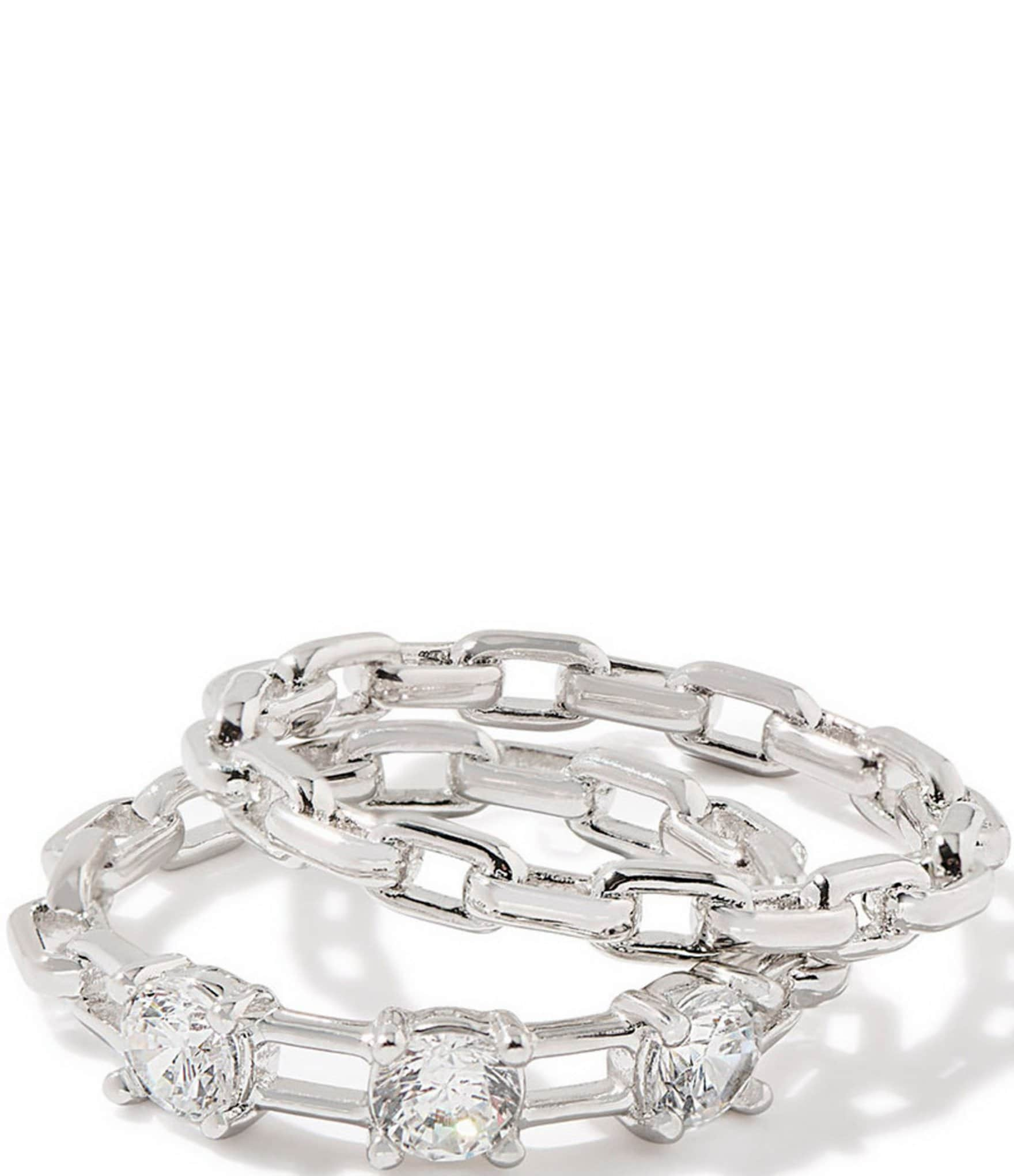 Kendra Scott Lexi Crystal Band Ring Set