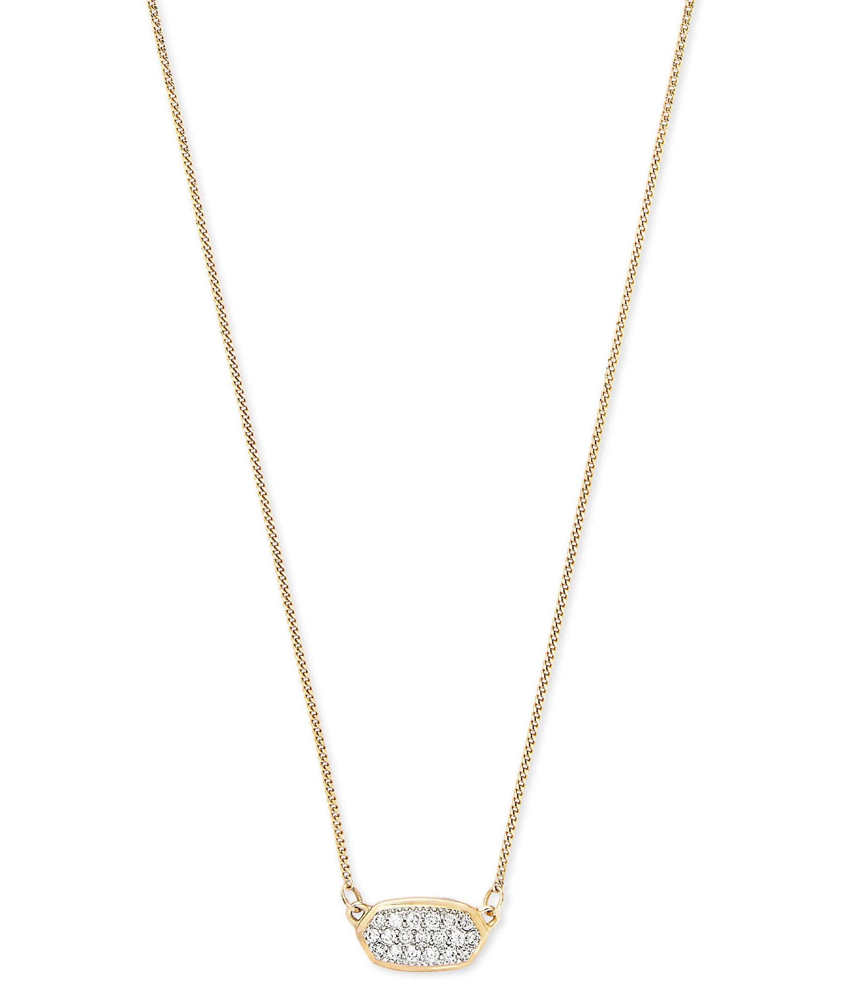 Kendra Scott Lisa 14k Yellow Gold Pendant Necklace | Dillard's