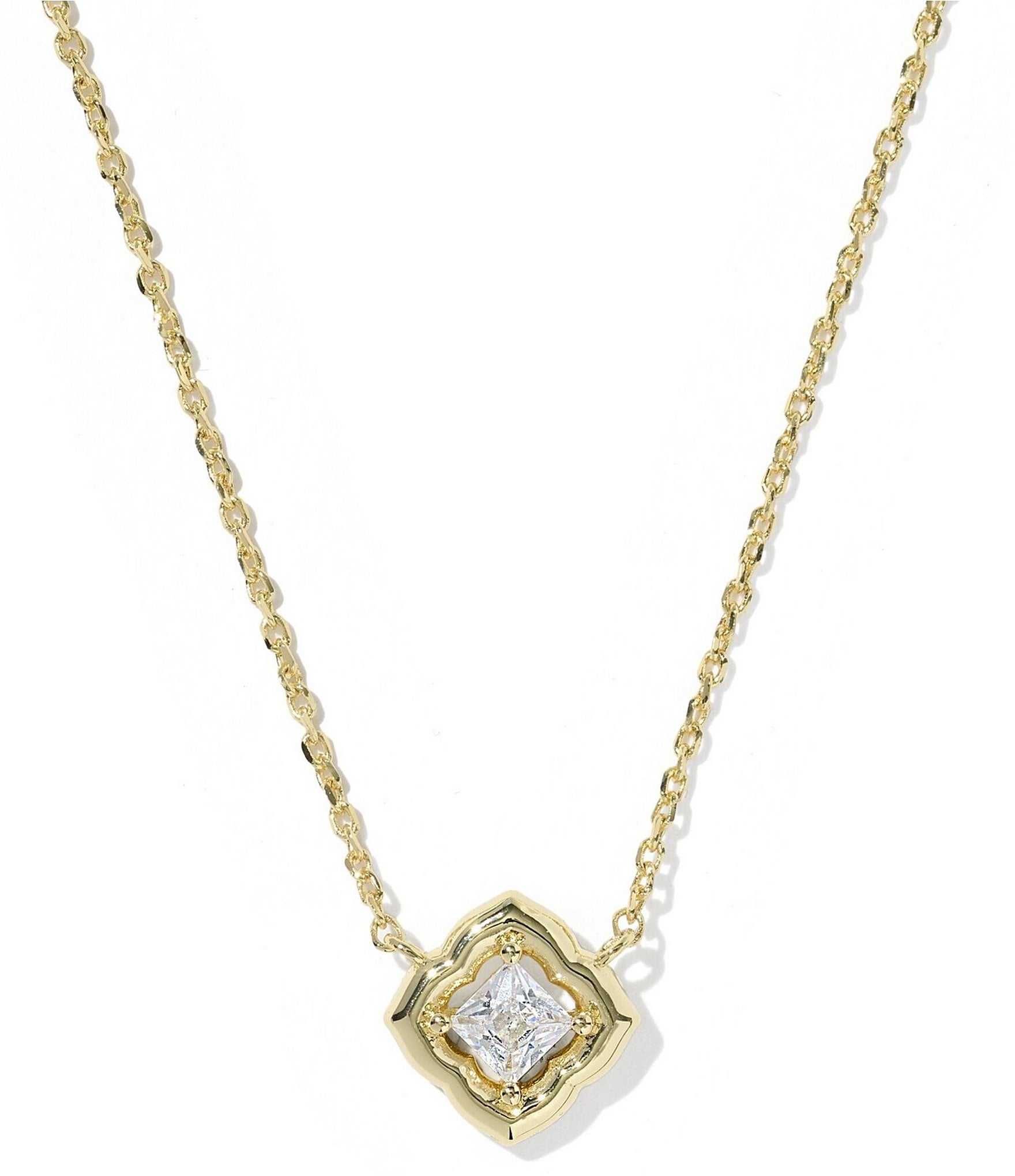 Kendra Scott Mallory Crystal Short Pendant Necklace